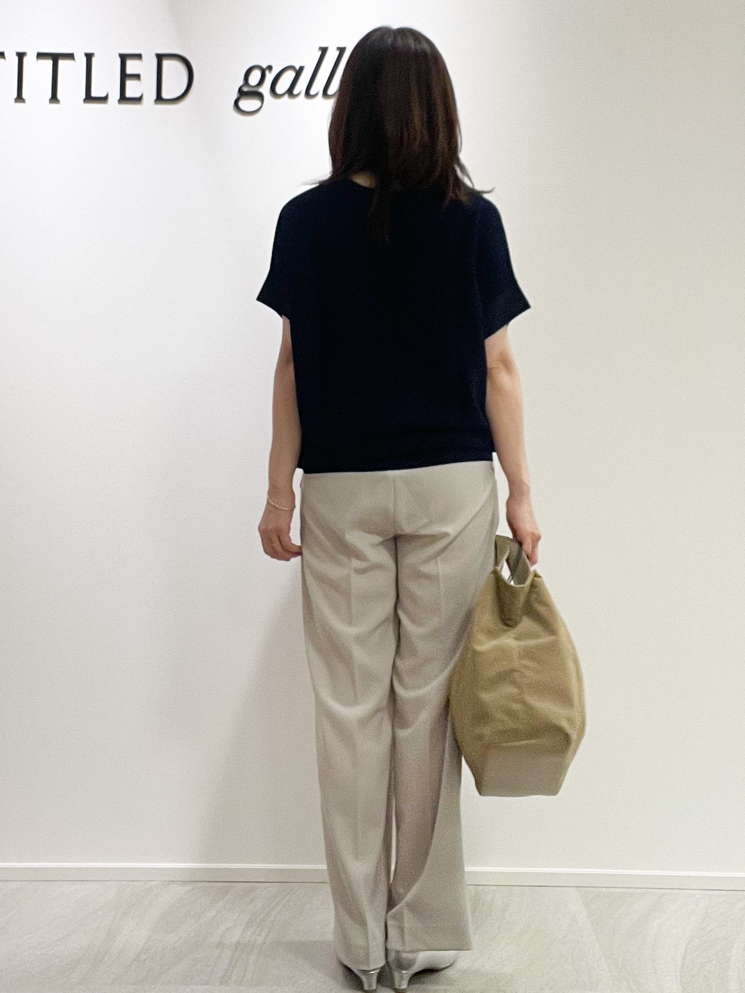 めいさんの「UNTITLED｜【11色展開/体型カバー】前後2WAYフレンチスリーブニット」を使ったコーディネート