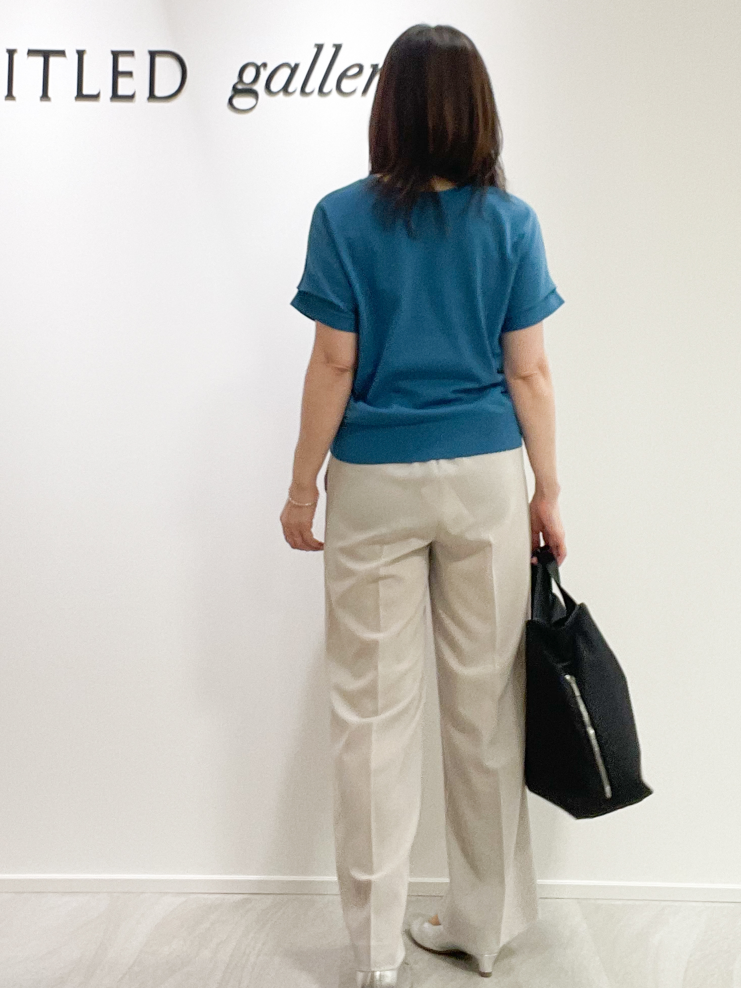 めいさんの「UNTITLED｜【肌に張りつきにくい/前後2WAY】ドライタッチコットンプルオーバー」を使ったコーディネート