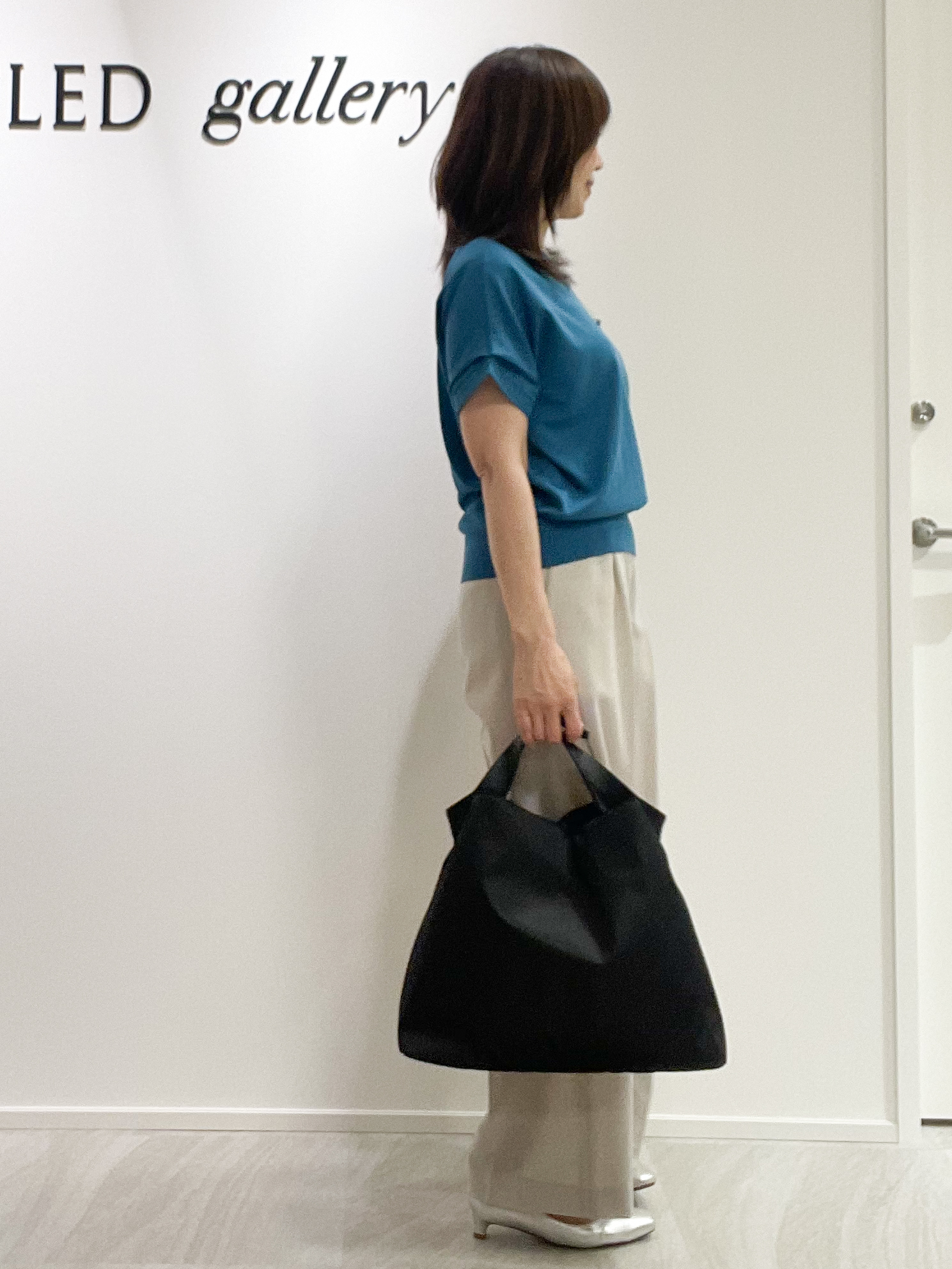 めいさんの「UNTITLED｜【肌に張りつきにくい/前後2WAY】ドライタッチコットンプルオーバー」を使ったコーディネート