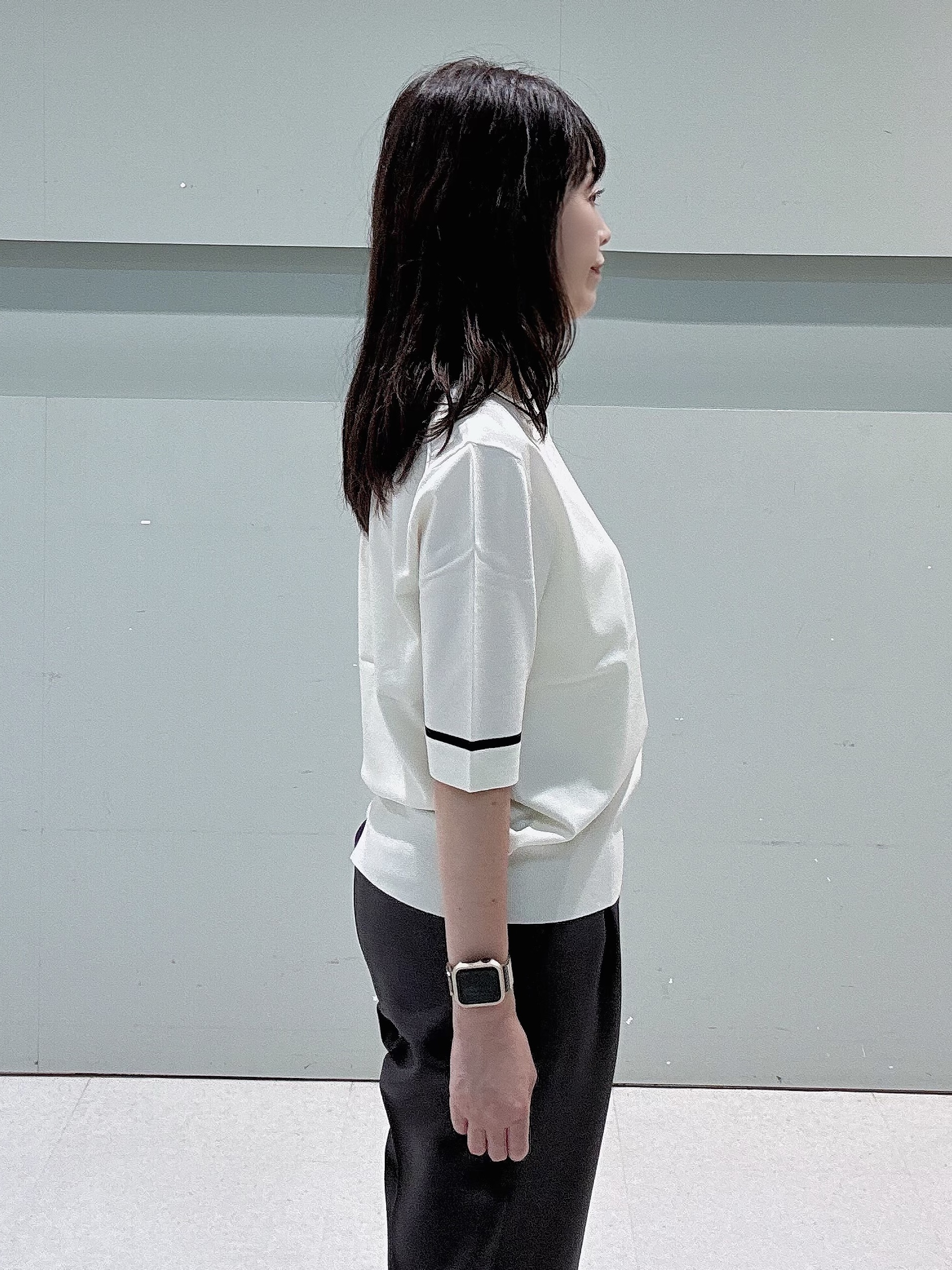 makiさんの「UNTITLED｜【セットアップ可/UV/接触冷感】エアリーテーラードジャケット」を使ったコーディネート