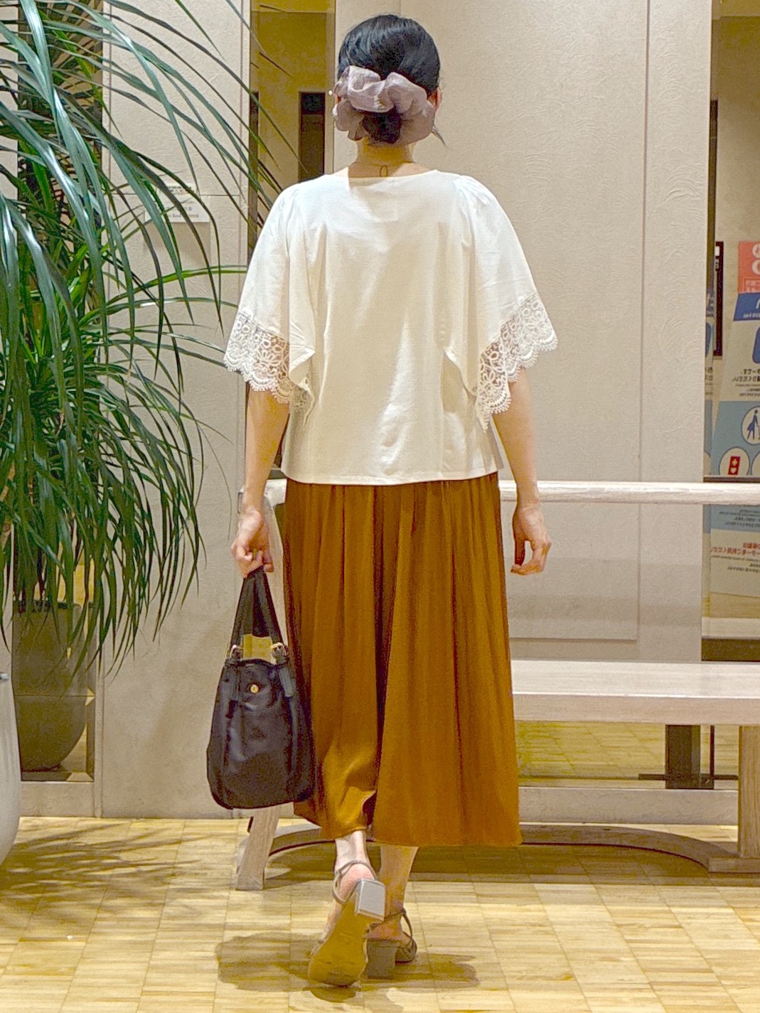  beni_gingerさんの「Reflect｜【UVカット／接触冷感】レーススリーブジャージカットソー」を使ったコーディネート