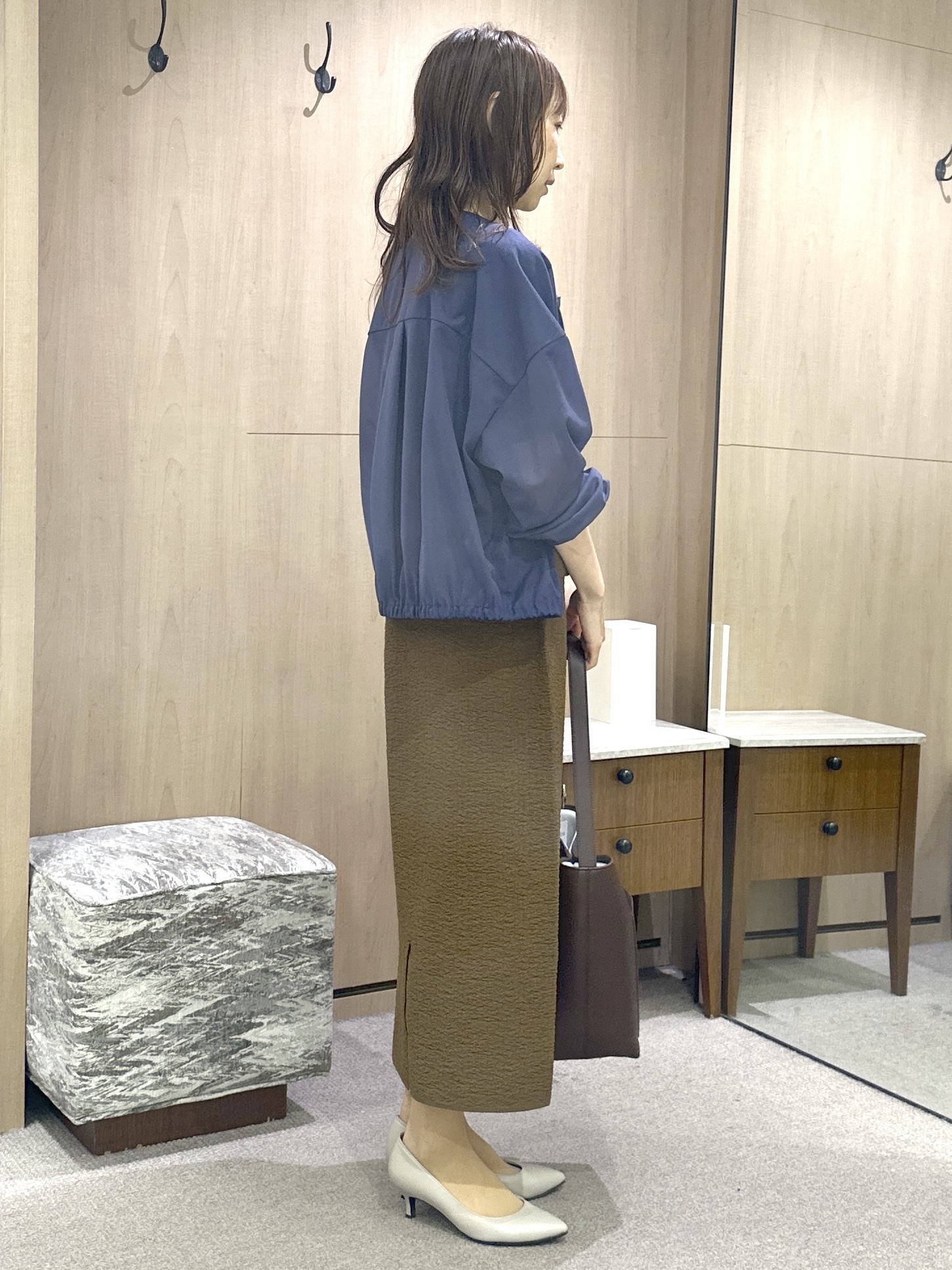 Miwaさんの「UNTITLED｜【セットアップ可】ドライタッチニットプルオーバー」を使ったコーディネート