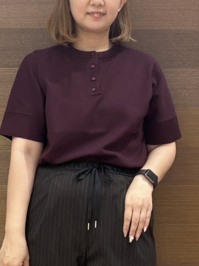 yumeさんの「OPAQUE.CLIP｜2WAY衿ドッキングニット《洗濯機OK》」を使ったコーディネート
