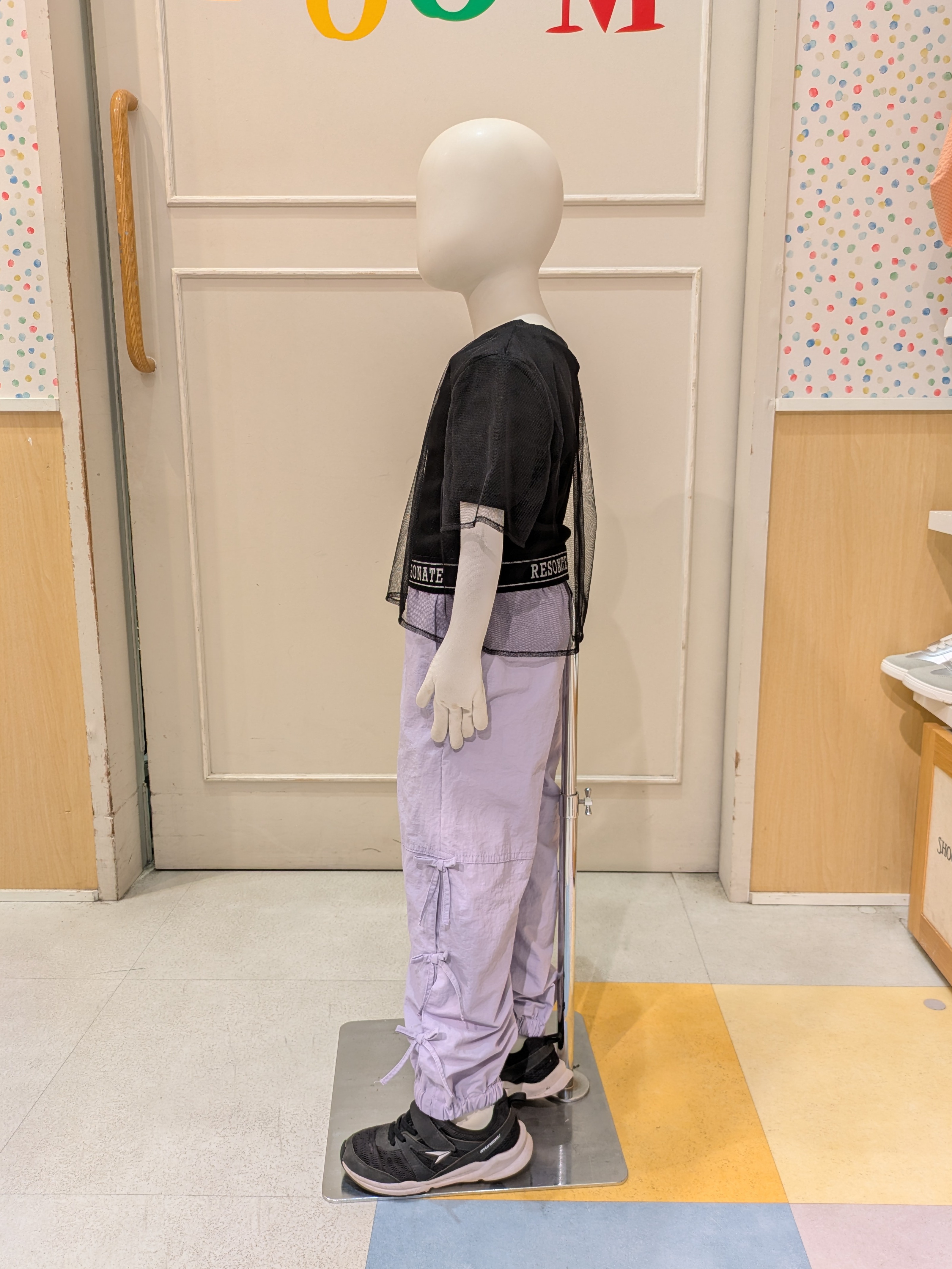 𝐂𝐡𝐢𝐢 &hearts;(ちー)さんの「SHOO･LA･RUE｜【110-150cm】メッシュデザインTシャツ」を使ったコーディネート