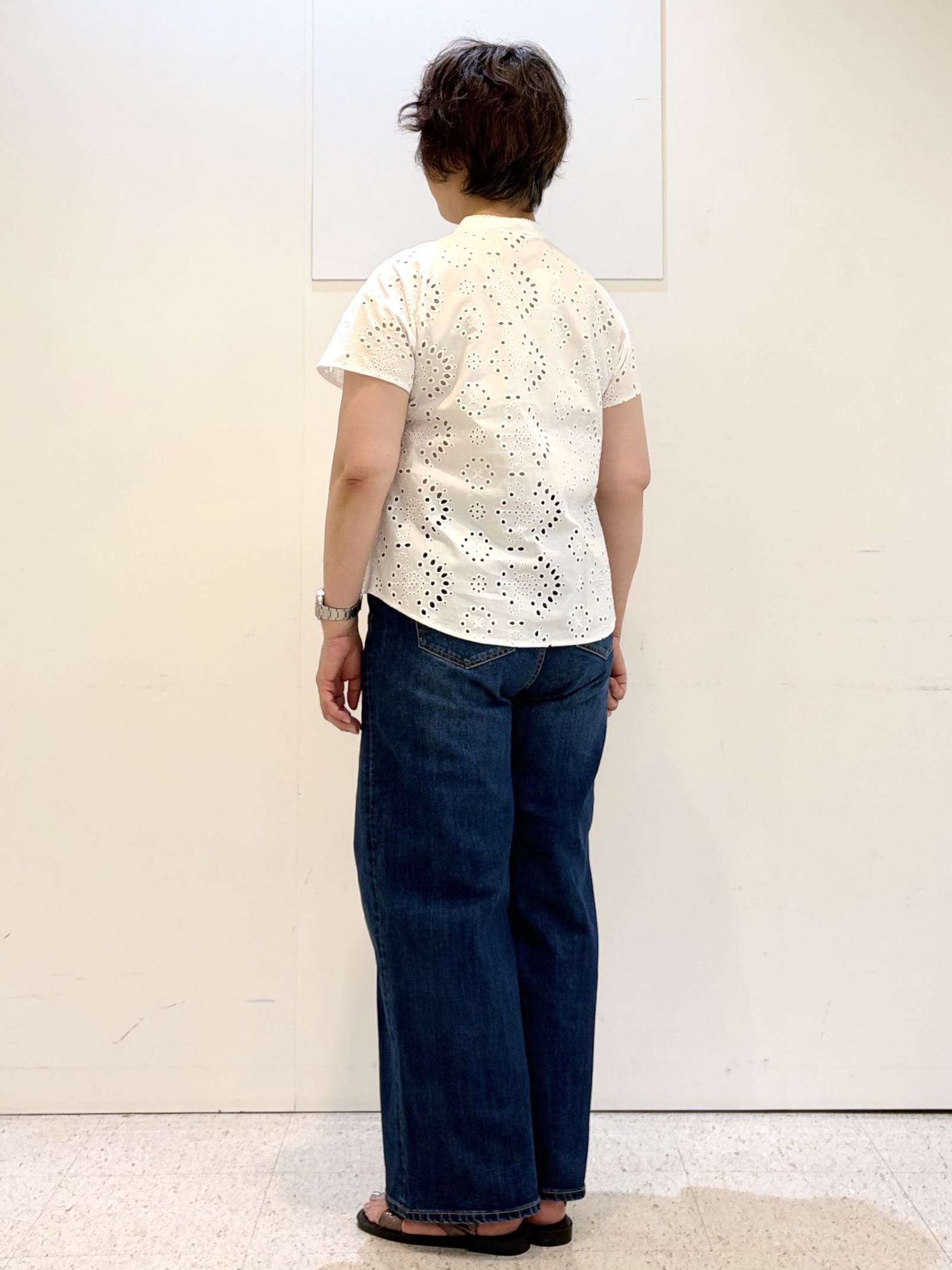 ヤスコさんの「Reflect｜フロントファスナーシアーブルゾン」を使ったコーディネート