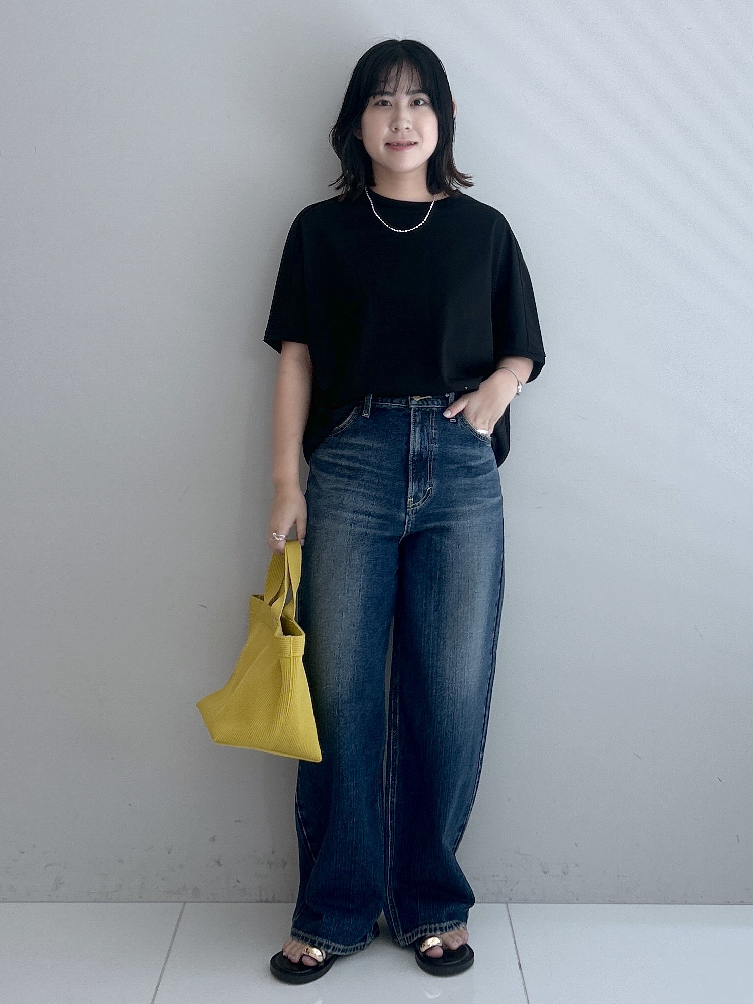 Hirokaさんの「Dessin｜【汗シミ防止/UVカット】ドルマンスリーブ プルオーバー」を使ったコーディネート