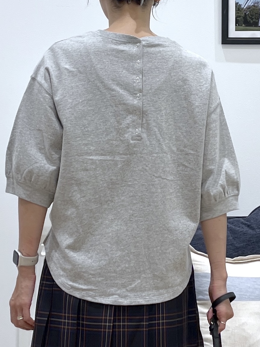 canaさんの「Dessin｜バックヘンリーカットソー5分袖」を使ったコーディネート