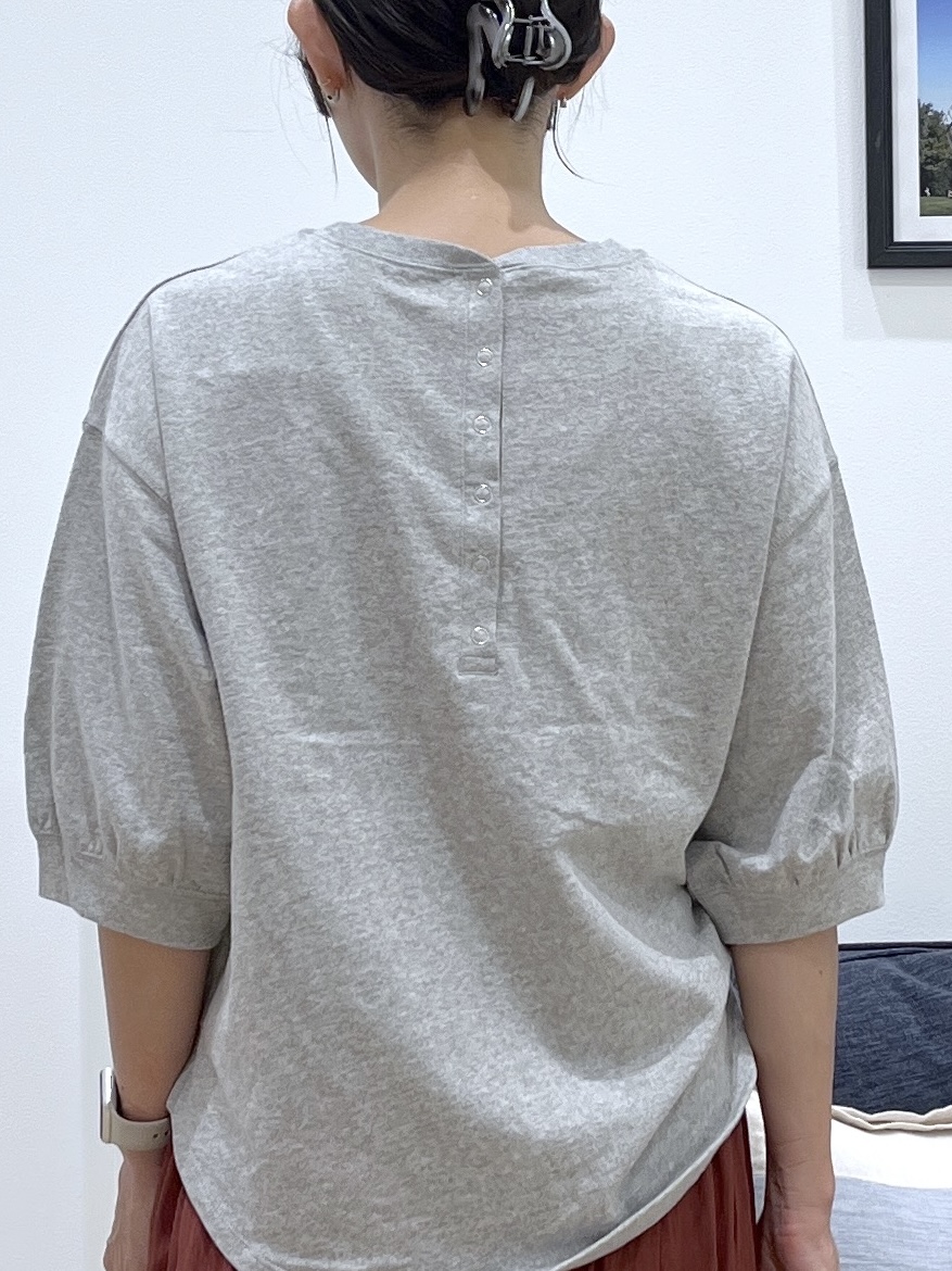 canaさんの「Dessin｜バックヘンリーカットソー5分袖」を使ったコーディネート