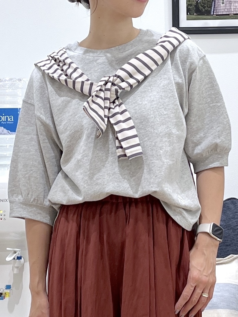canaさんの「Dessin｜バックヘンリーカットソー5分袖」を使ったコーディネート