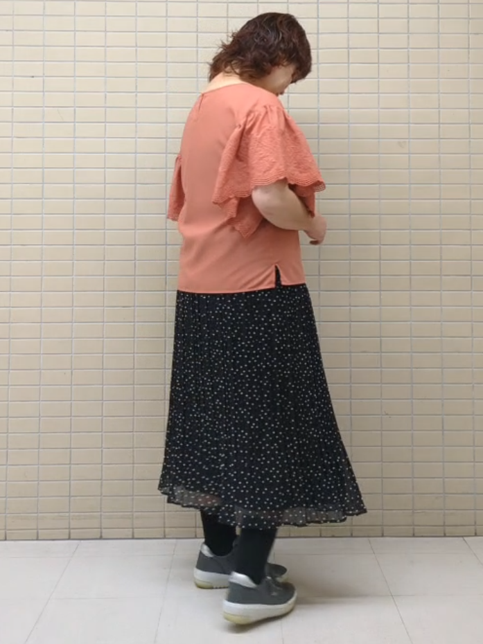 ハム太郎さんの「Reflect｜【通勤◎】スカラップレーススリーブ ブラウス」を使ったコーディネート