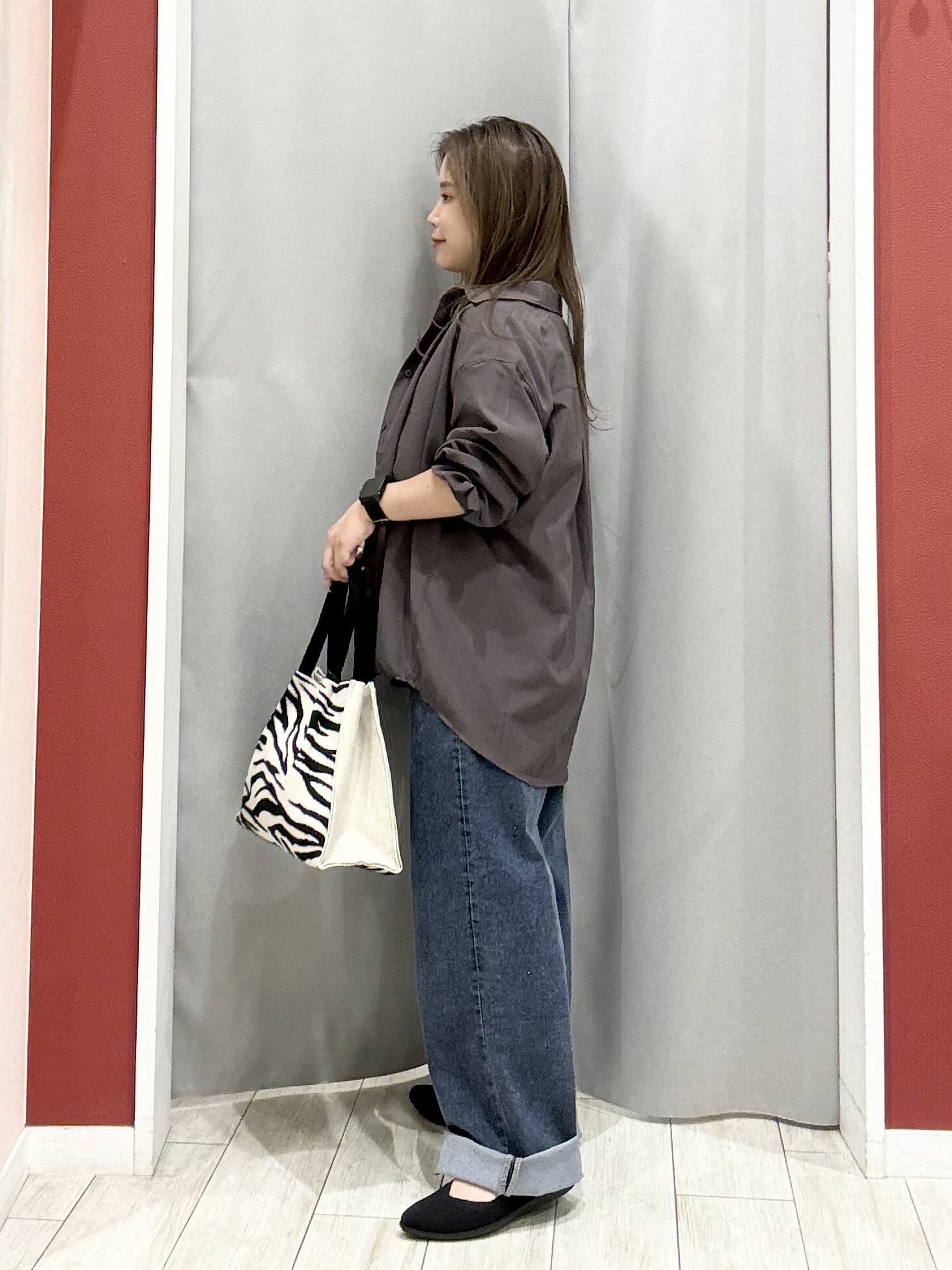 shioさんの「SHOO･LA･RUE｜【通気性〇/S-LL/洗濯機可】大人のきちんとベーシックシャツ」を使ったコーディネート