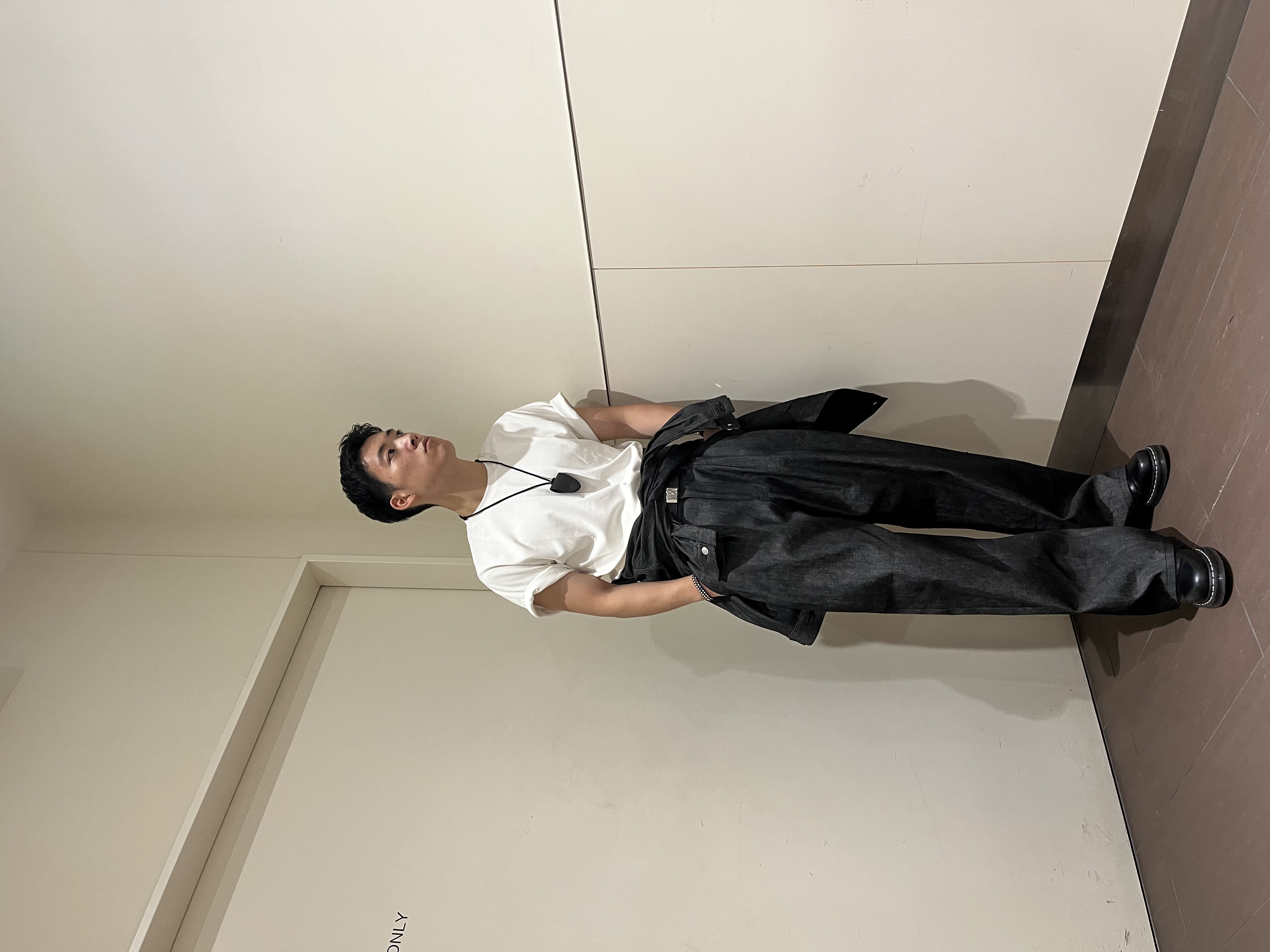 RITSUKIさんの「tk.TAKEO KIKUCHI｜【色褪せしにくいデニム/セットアップ対応可】Comfy Fadeless Denim Seriesデ」を使ったコーディネート
