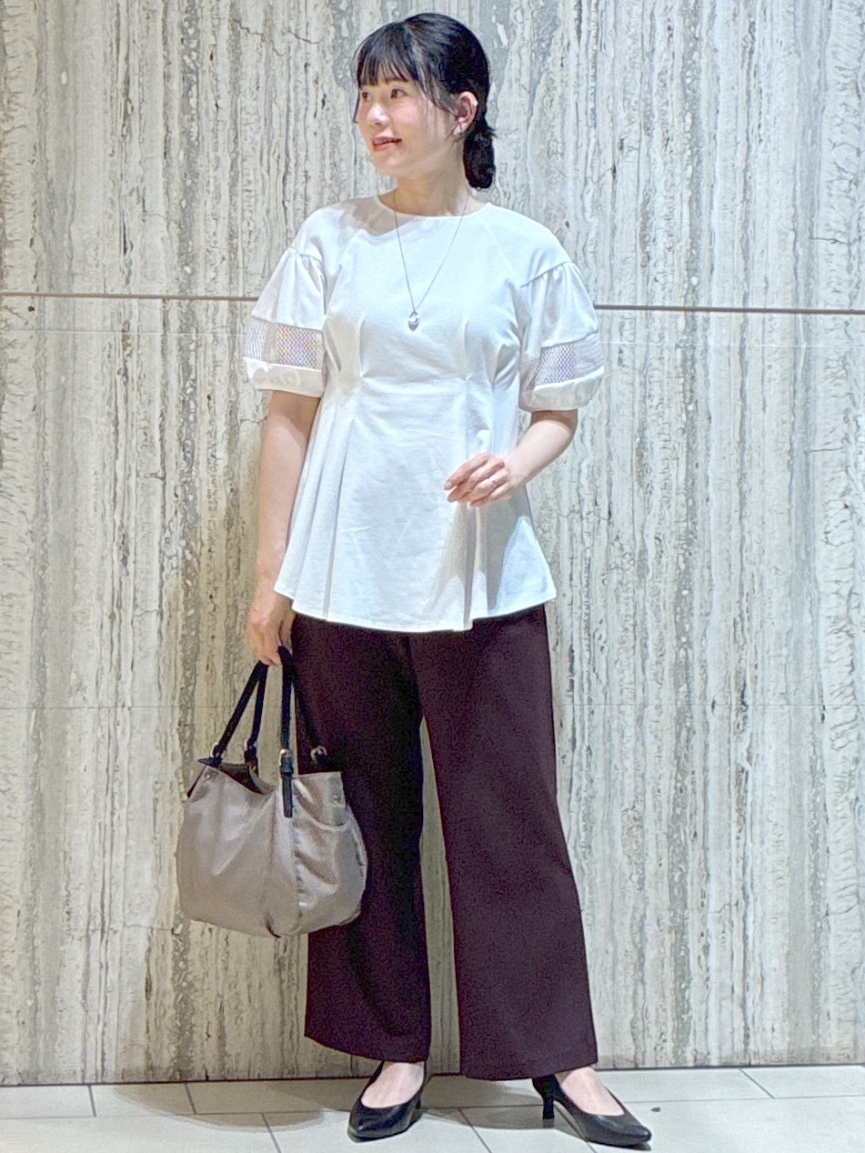  beni_gingerさんの「Reflect｜メッシュ切り替えスリーブトップス」を使ったコーディネート