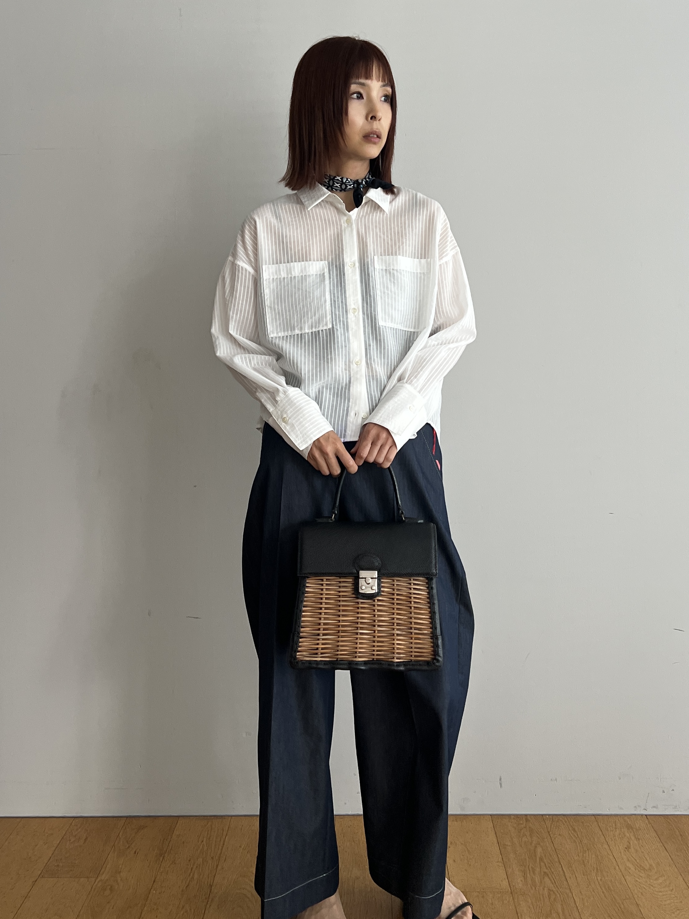 misaさんの「DRESSTERIOR｜【otonaMUSE5月号掲載】スキニーベルトサンダル」を使ったコーディネート
