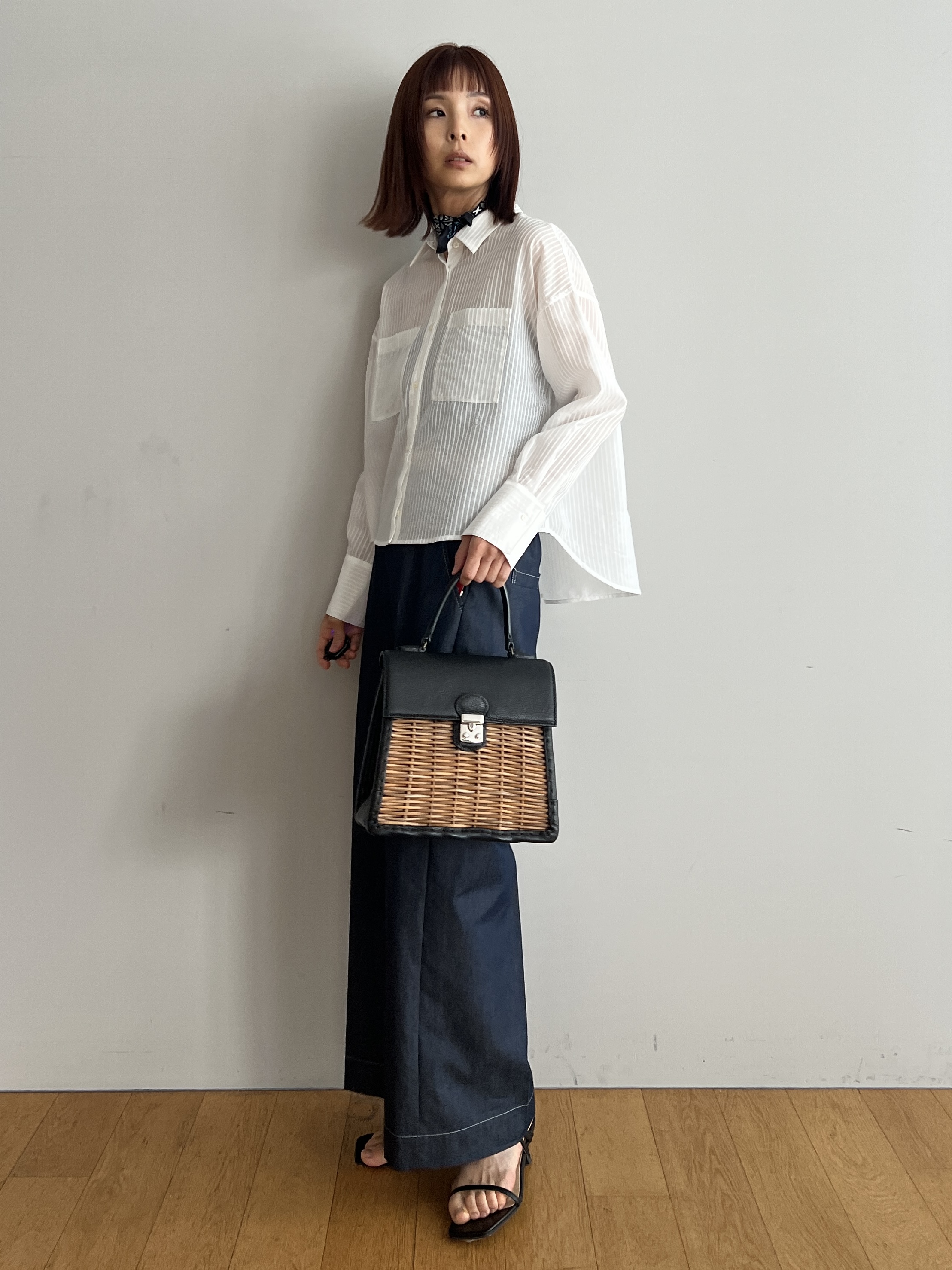 misaさんの「DRESSTERIOR｜【otonaMUSE5月号掲載】スキニーベルトサンダル」を使ったコーディネート