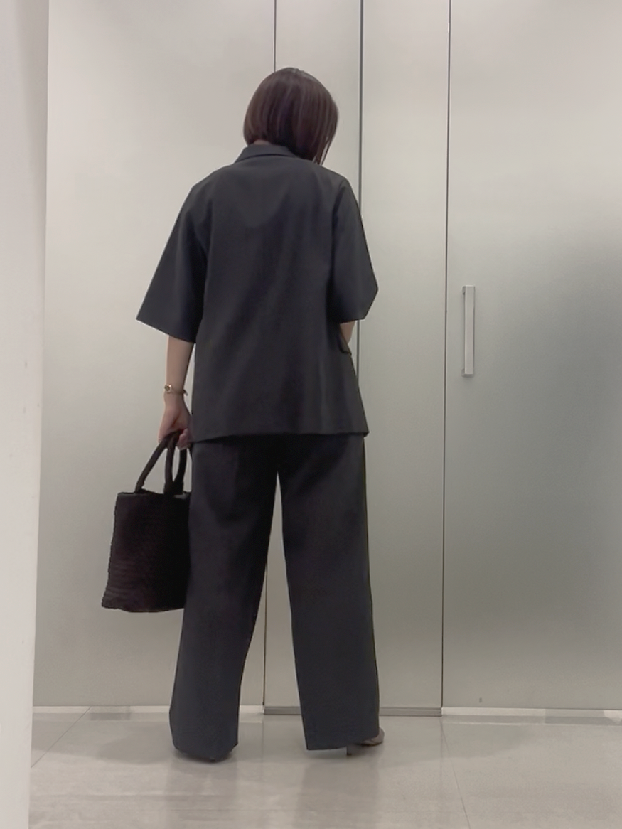 まどかさんの「UNTITLED｜【セットアップ可/UVカット/通気性】エアリークール半袖ジャケット」を使ったコーディネート