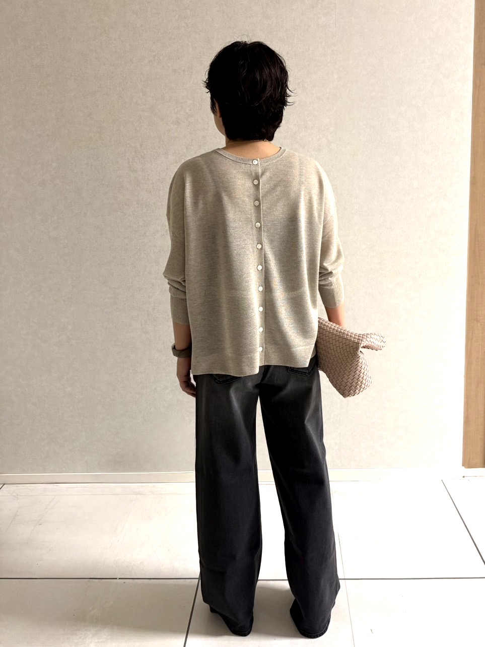 かなこさんの「UNTITLED｜【アンサンブル可】前後2WAYカーディガン」を使ったコーディネート