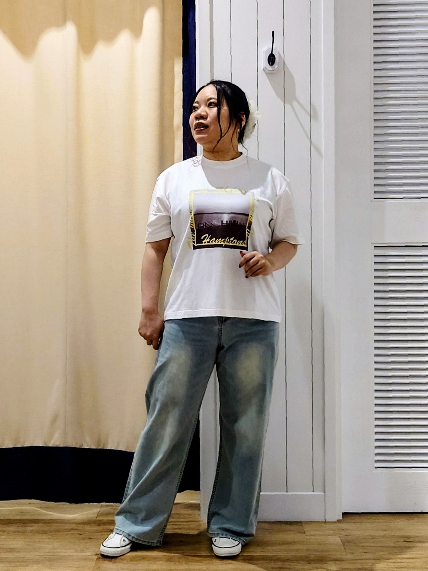 Haraさんの「Dessin｜グラフィックデザイン Tシャツ」を使ったコーディネート
