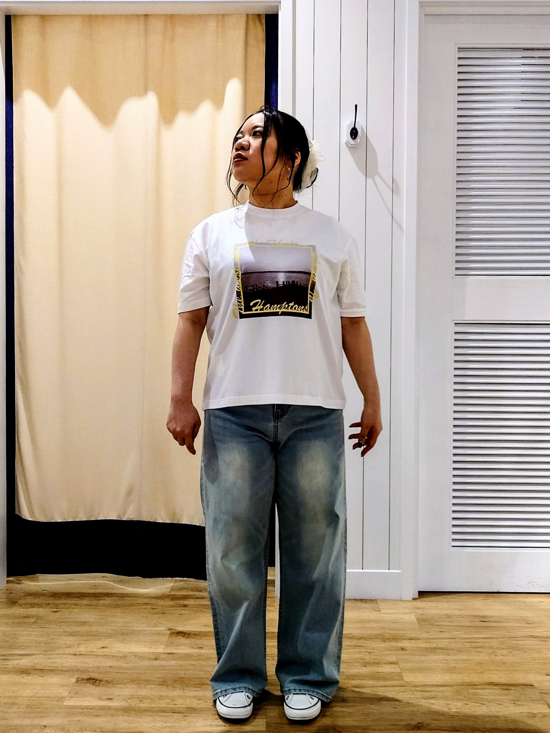 Haraさんの「Dessin｜グラフィックデザイン Tシャツ」を使ったコーディネート