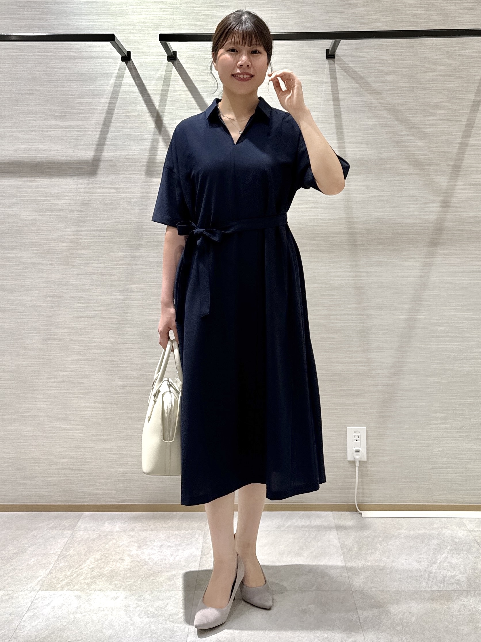 nanaさんの「UNTITLED｜【UVカット/接触冷感/通気性】エアリークールワンピース」を使ったコーディネート