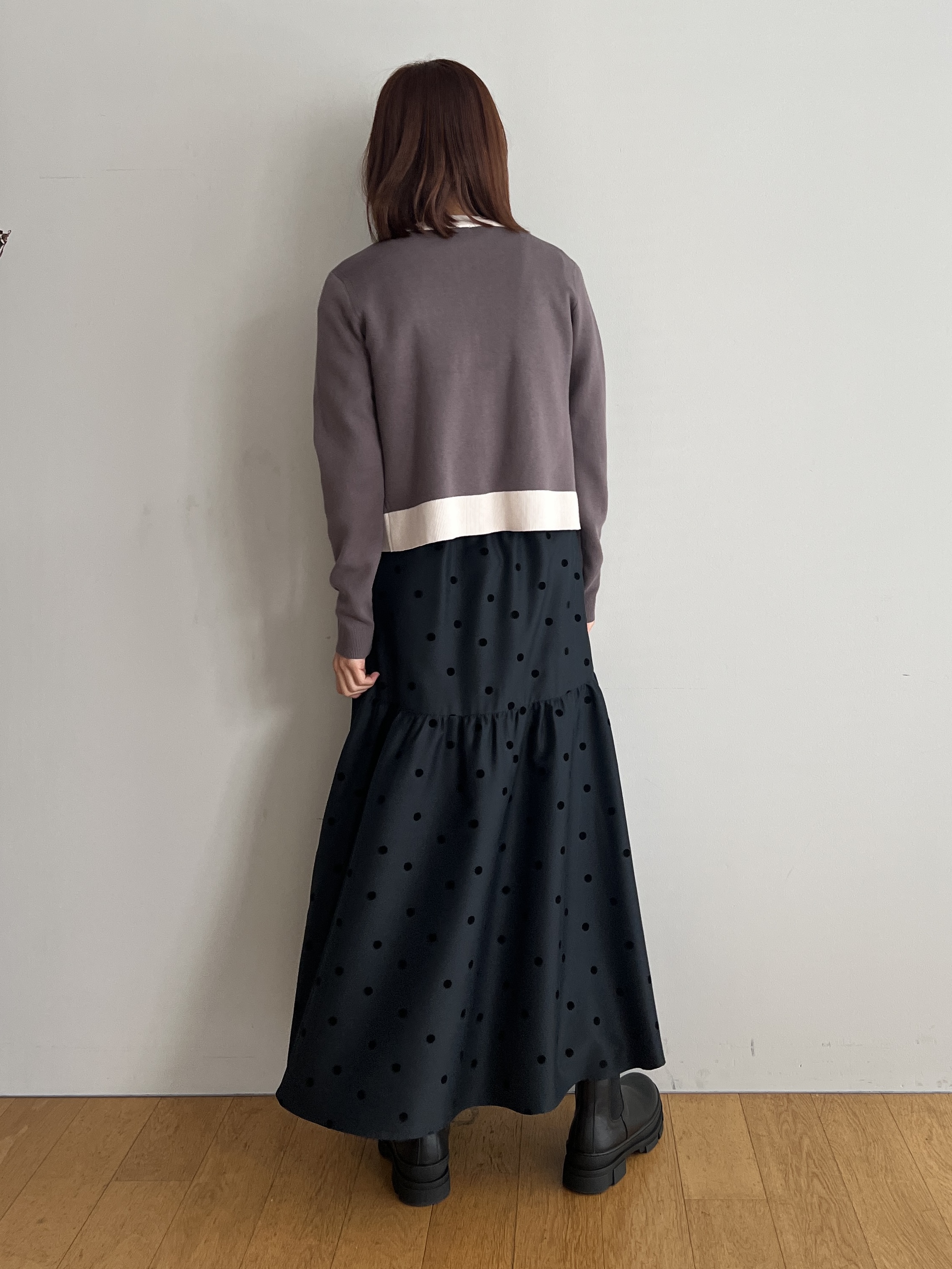 misaさんの「DRESSTERIOR｜フロッキードットスカート」を使ったコーディネート