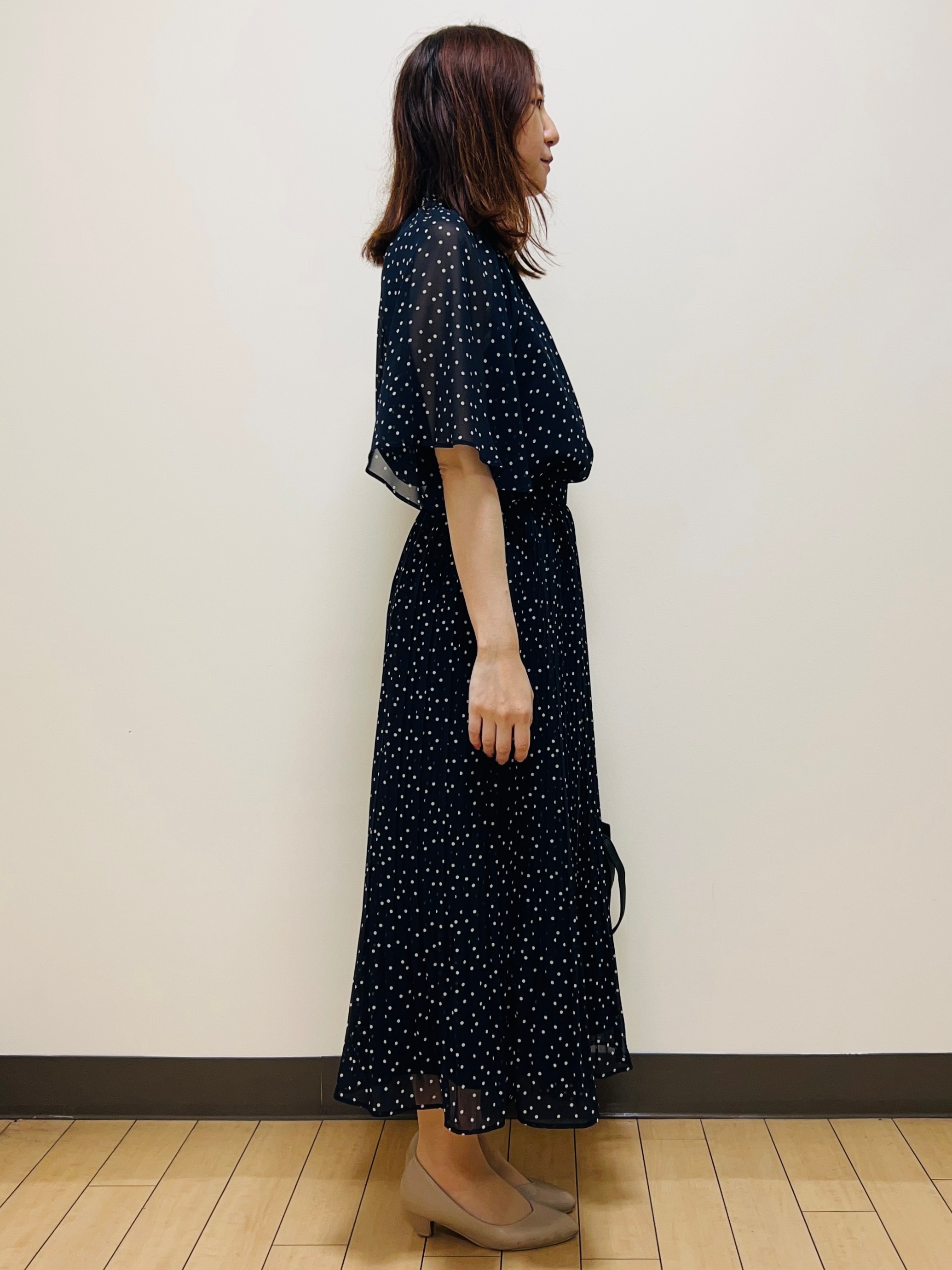 miiiさんの「Reflect｜【セットアップ／手洗い可】ドット柄シアーブラウス」を使ったコーディネート