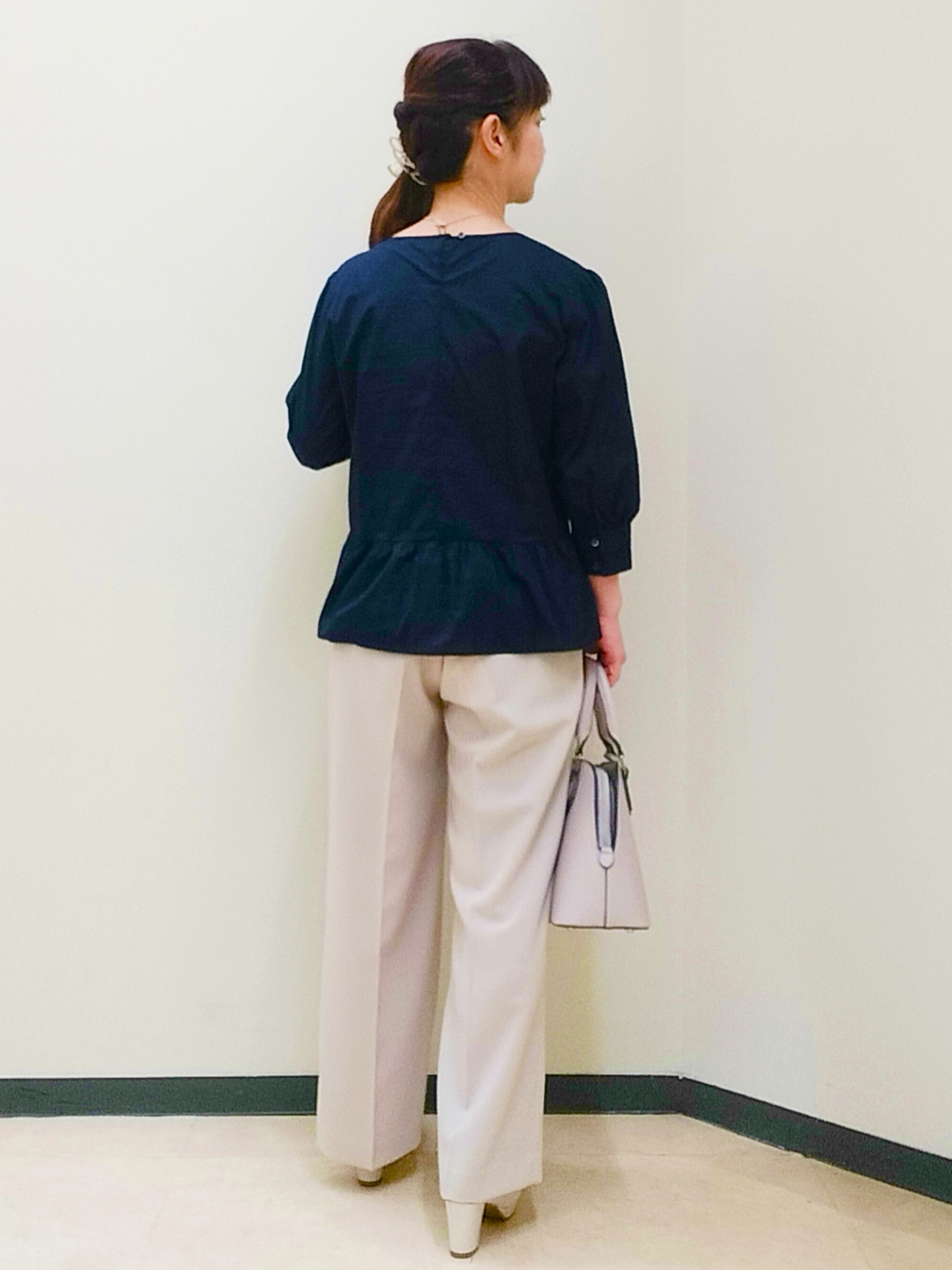 花さんの「Reflect｜【手洗い可】ピンタックレースブラウス」を使ったコーディネート