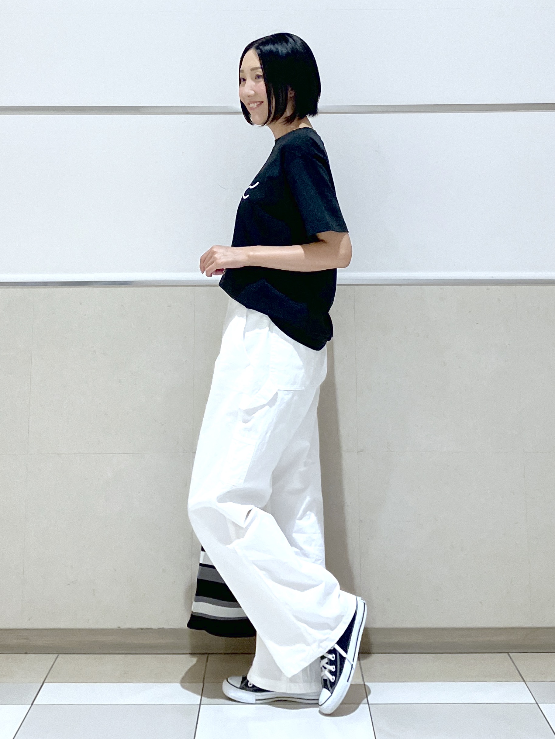 eriko さんの「Dessin｜UMAO&times;Dessinコラボ プリントキャットフェイスT」を使ったコーディネート