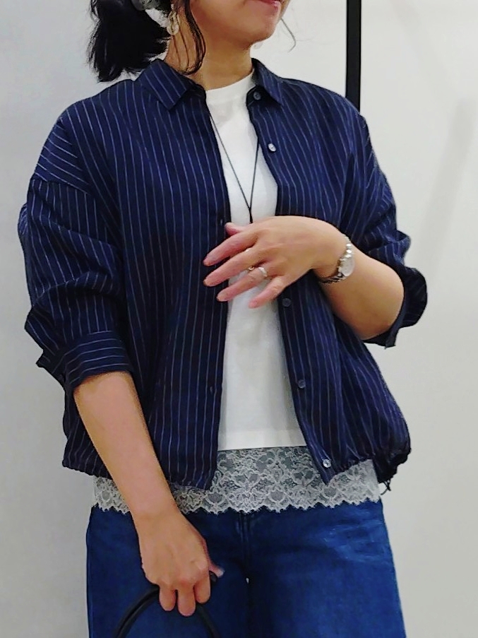 TOMOMIさんの「INDIVI｜【新作登場！】カーブシルエットデニム」を使ったコーディネート