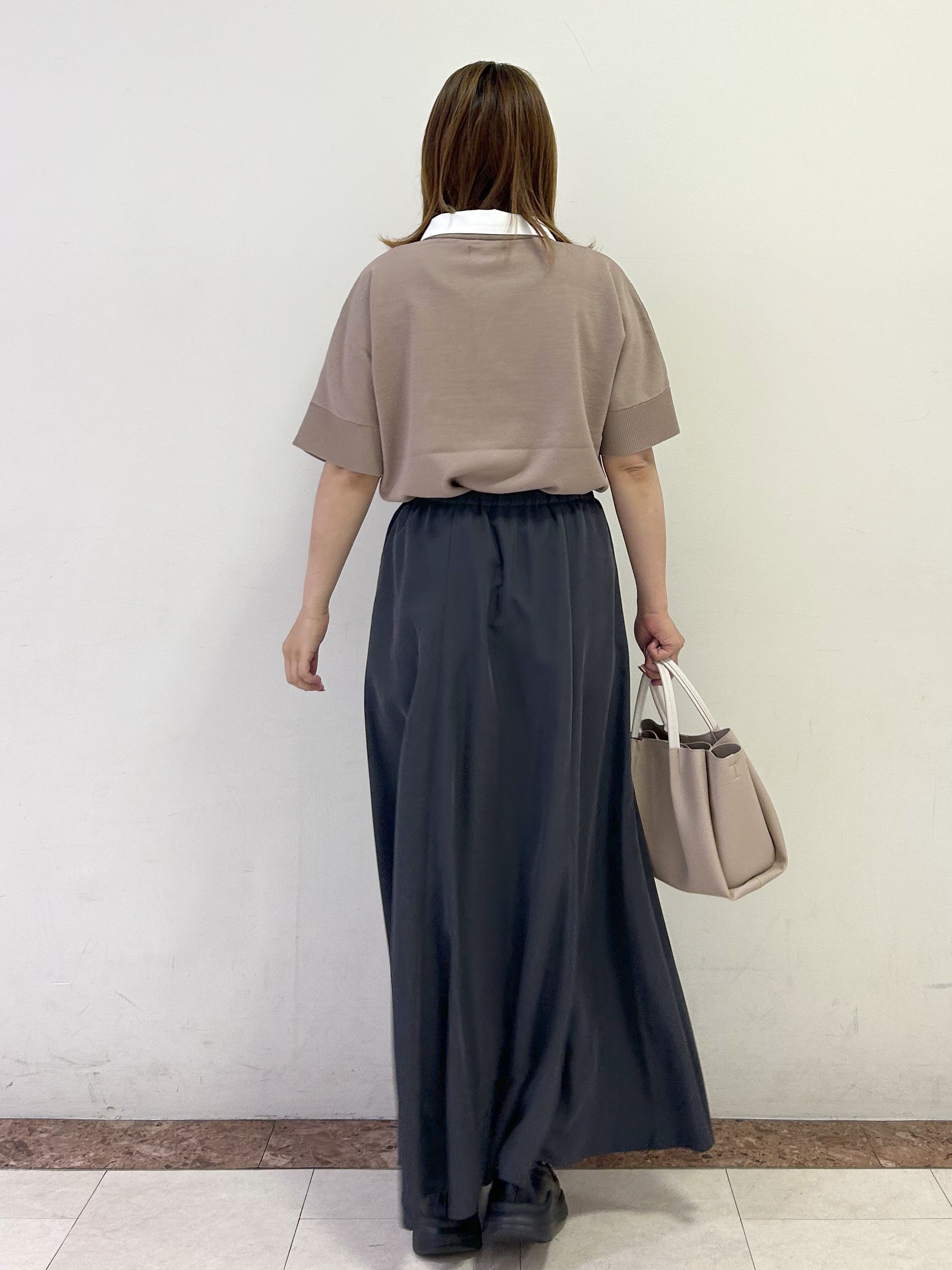 madokaさんの「OPAQUE.CLIP｜2WAY衿ドッキングニット《洗濯機OK》」を使ったコーディネート