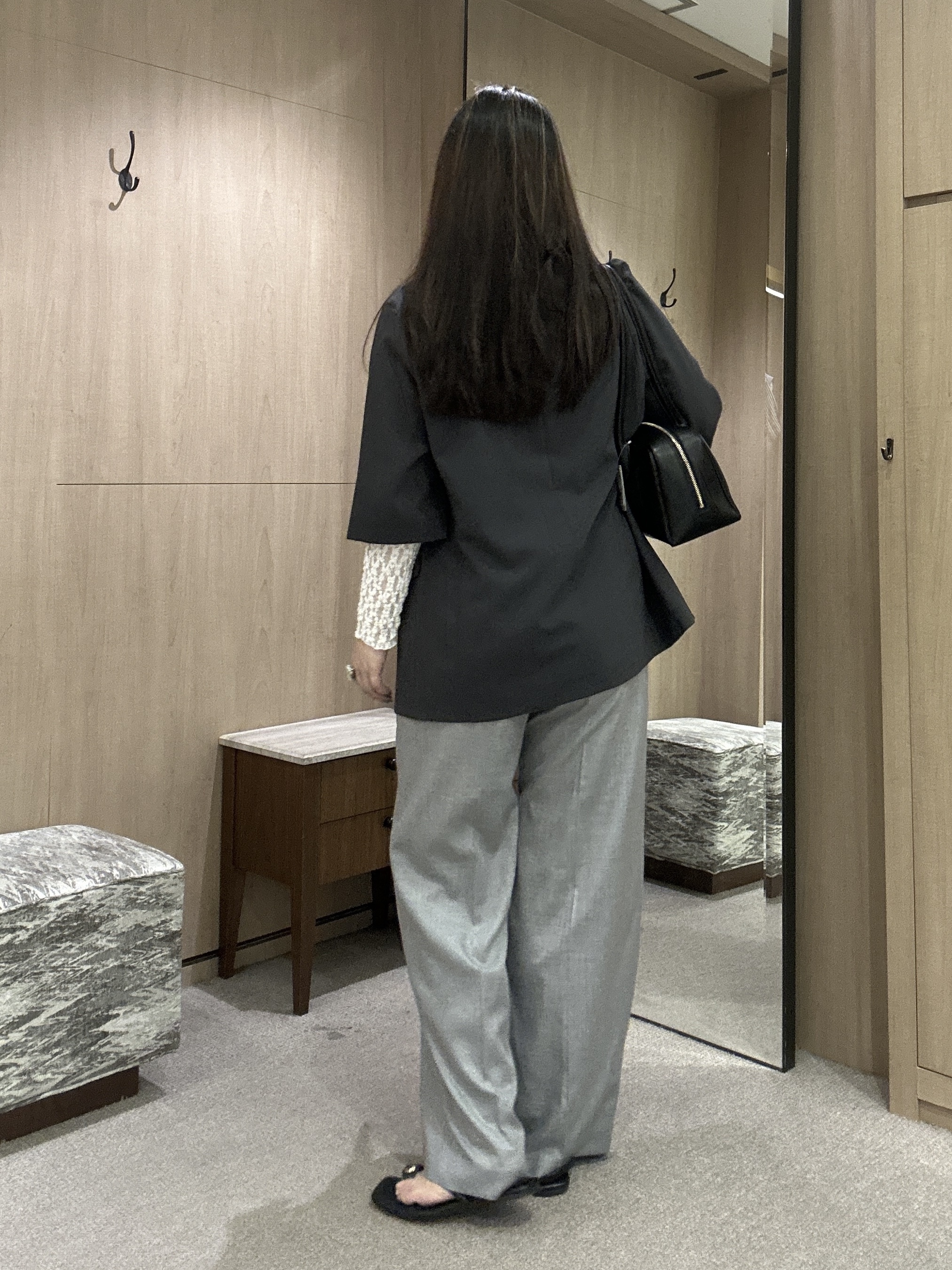 YURIさんの「UNTITLED｜【古畑星夏さん着用/日本製／本革】スクエアバックルナローベルト」を使ったコーディネート