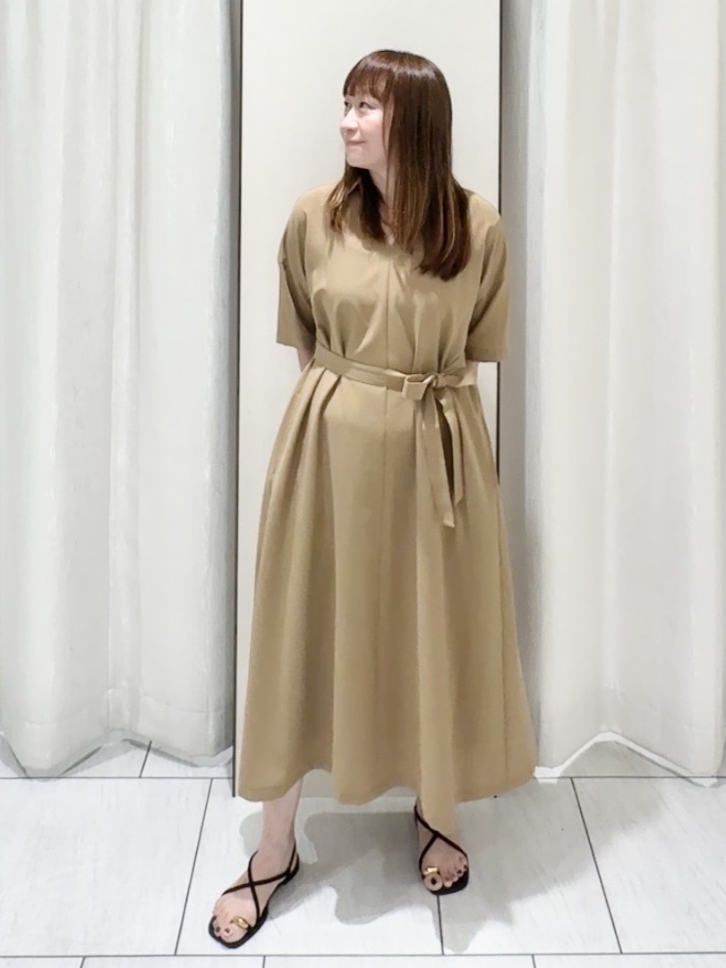 ʏᴜᴋɪᴋᴏさんの「UNTITLED｜【UVカット/接触冷感/通気性】エアリークールワンピース」を使ったコーディネート