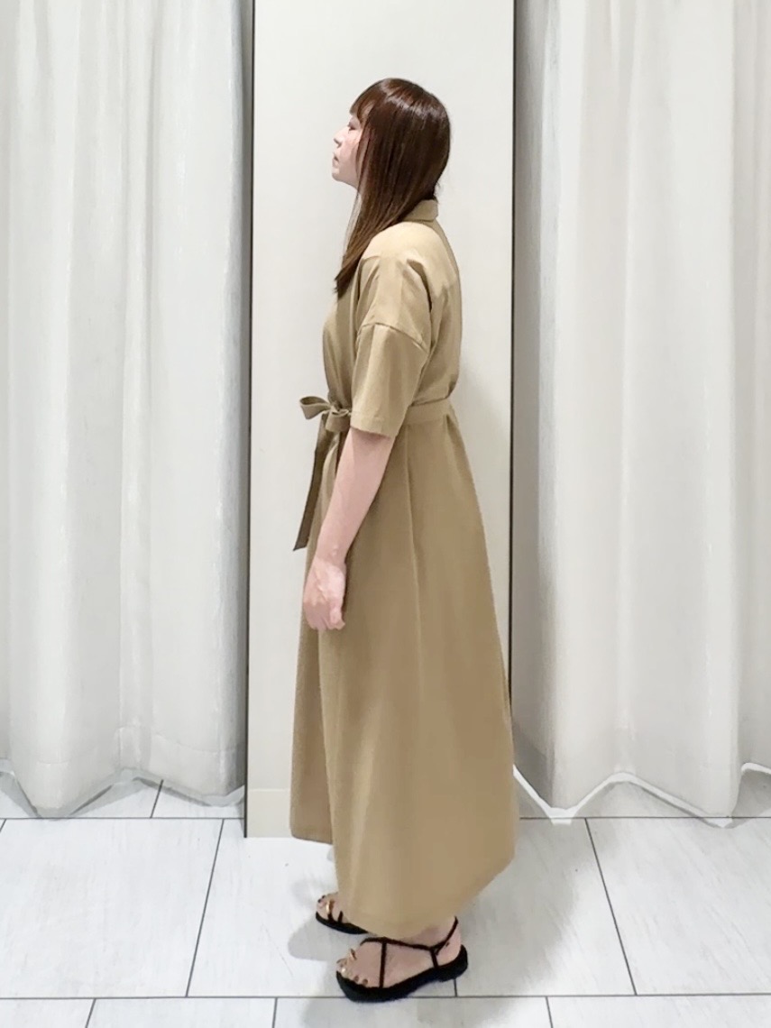 ʏᴜᴋɪᴋᴏさんの「UNTITLED｜【UVカット/接触冷感/通気性】エアリークールワンピース」を使ったコーディネート