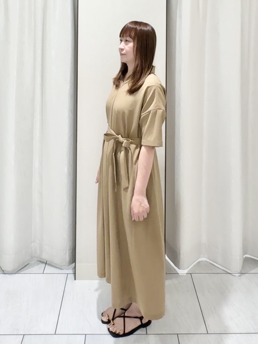 ʏᴜᴋɪᴋᴏさんの「UNTITLED｜【UVカット/接触冷感/通気性】エアリークールワンピース」を使ったコーディネート