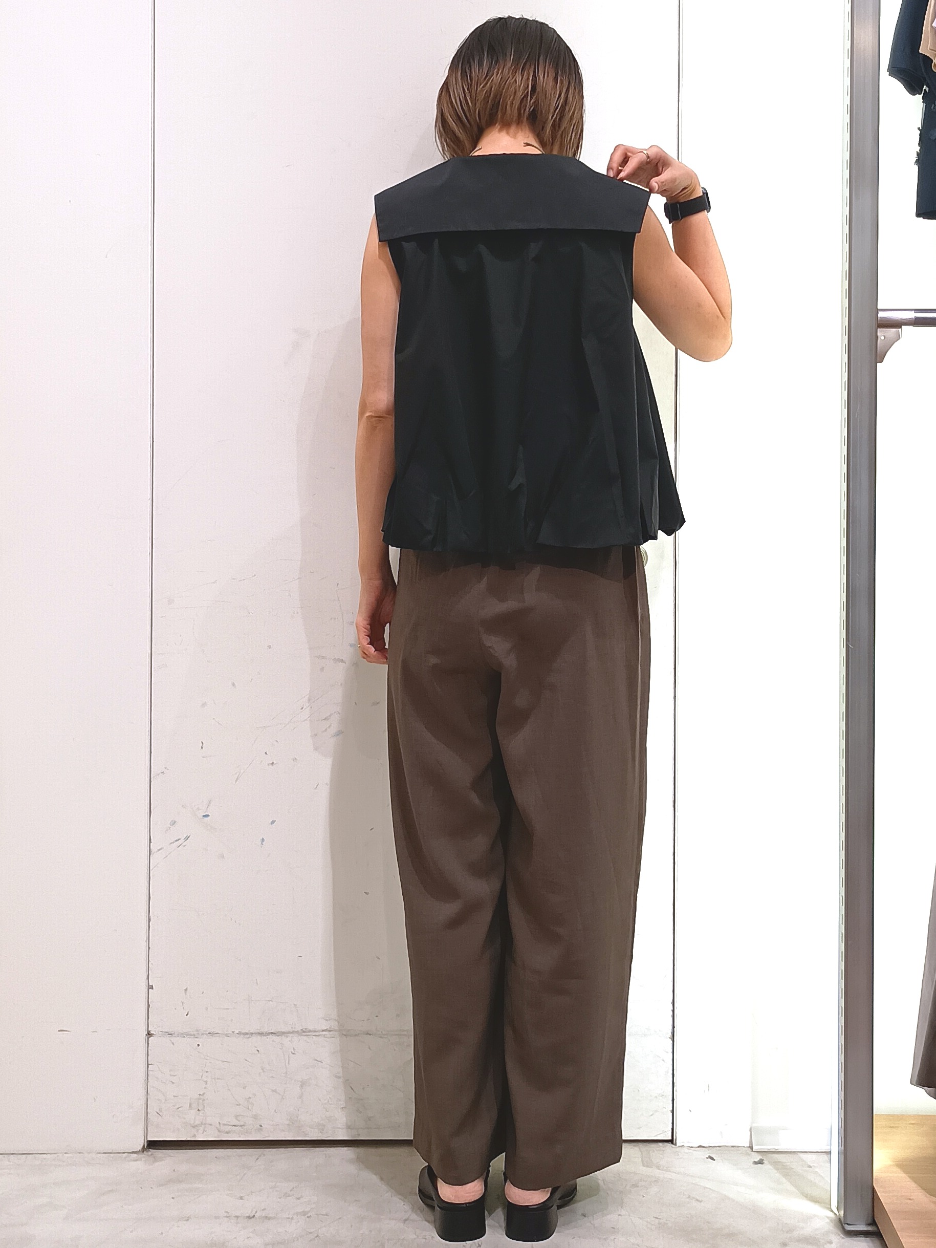 shinkoさんの「OPAQUE.CLIP｜裾バルーンブラウス【洗濯機OK】」を使ったコーディネート
