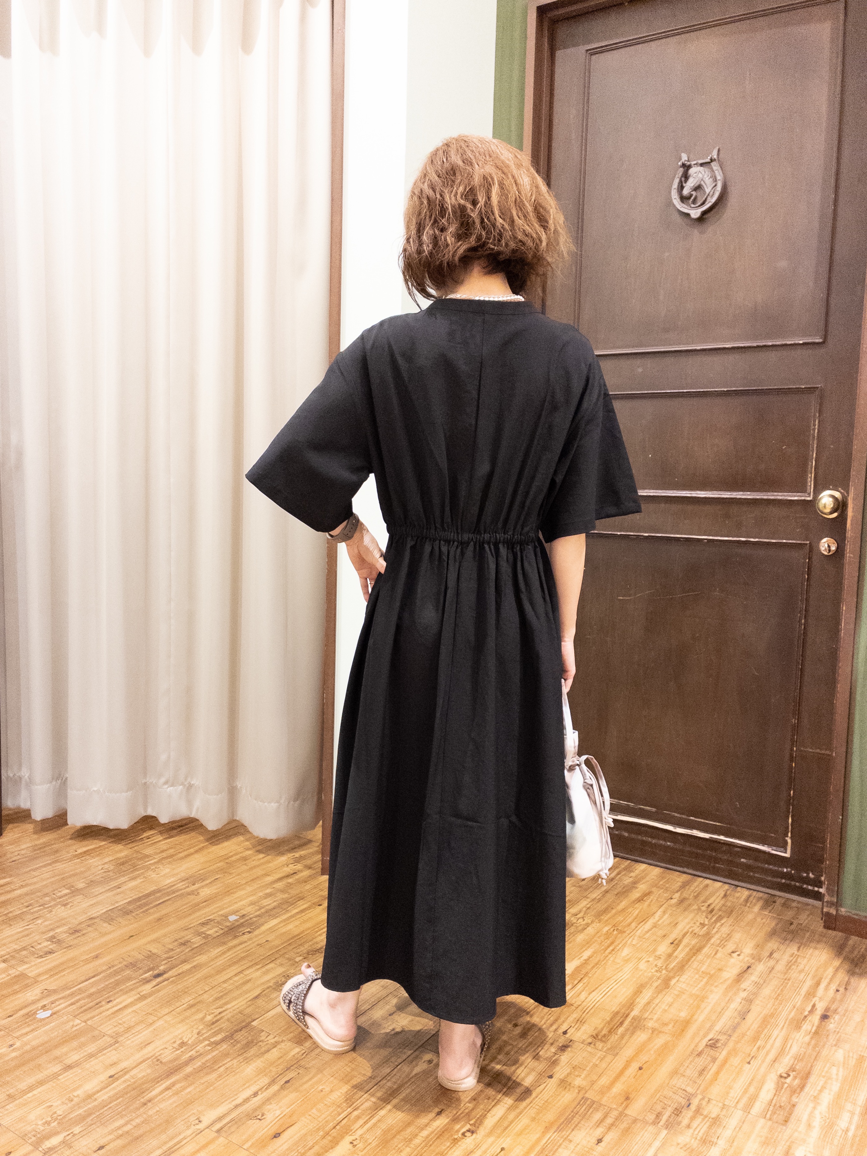 yukaさんの「SHOO･LA･RUE｜【UV/さらさらタッチ】女性らしさ漂う 5分袖ボレロカーディガン」を使ったコーディネート
