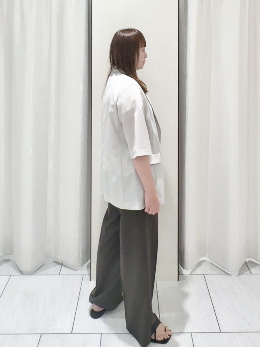 ʏᴜᴋɪᴋᴏさんの「UNTITLED｜【セットアップ可/UVカット/通気性】エアリークール半袖ジャケット」を使ったコーディネート