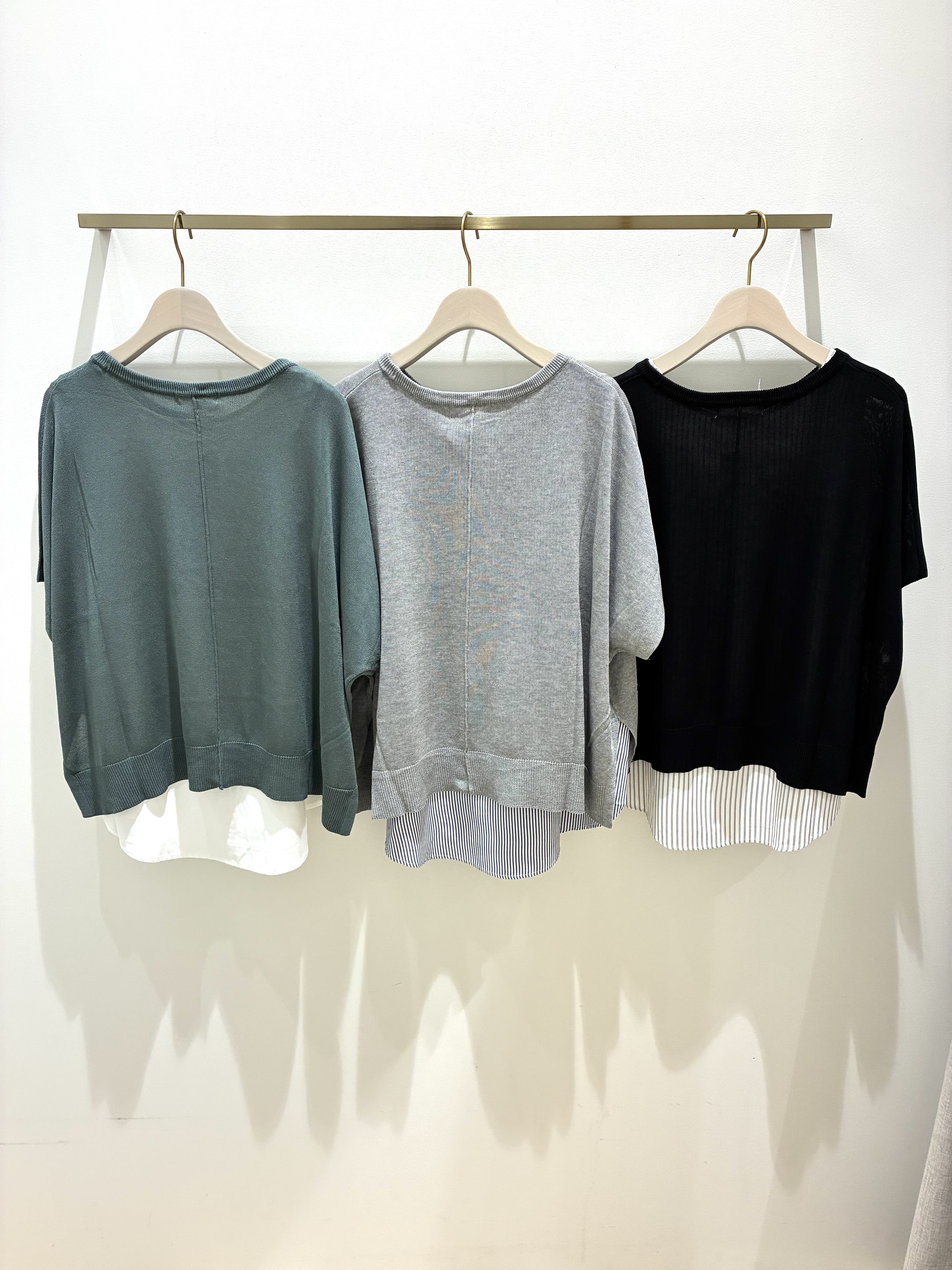 勝亦美和子さんの「grove｜【体系カバー◎】ニット&times;インナーシャツタンクSET」を使ったコーディネート