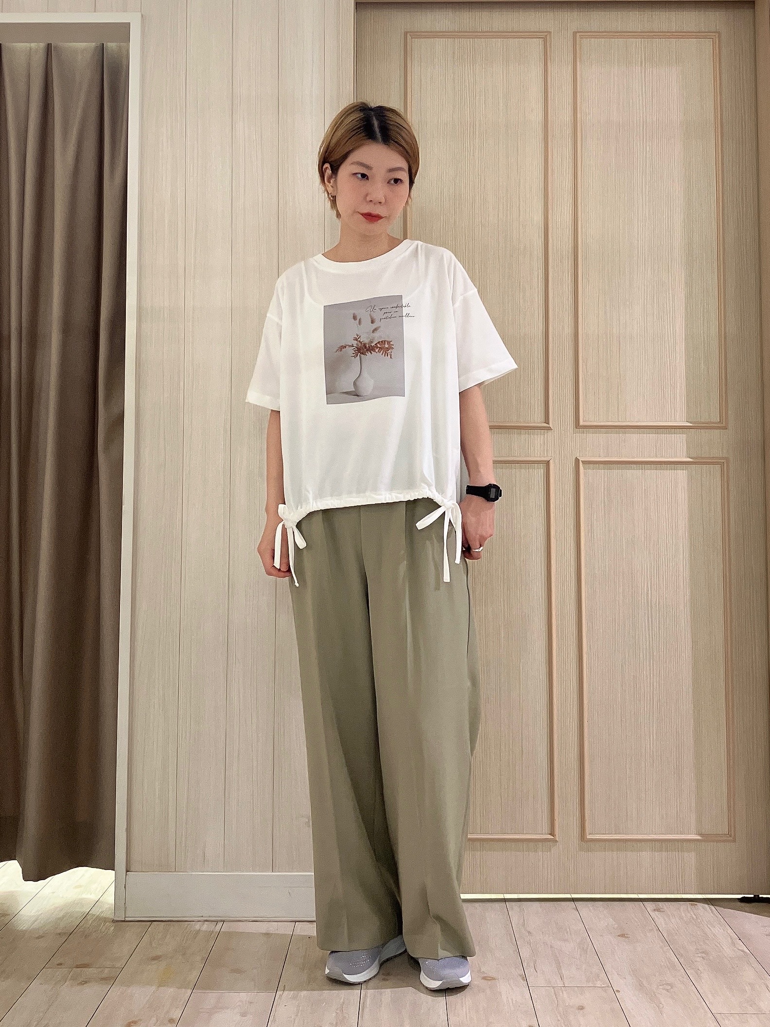 Turnerさんの「SHOO･LA･RUE｜【セットアップ可/洗濯機可】軽やかに羽織れる スポンディシュニットカーディガン」を使ったコーディネート