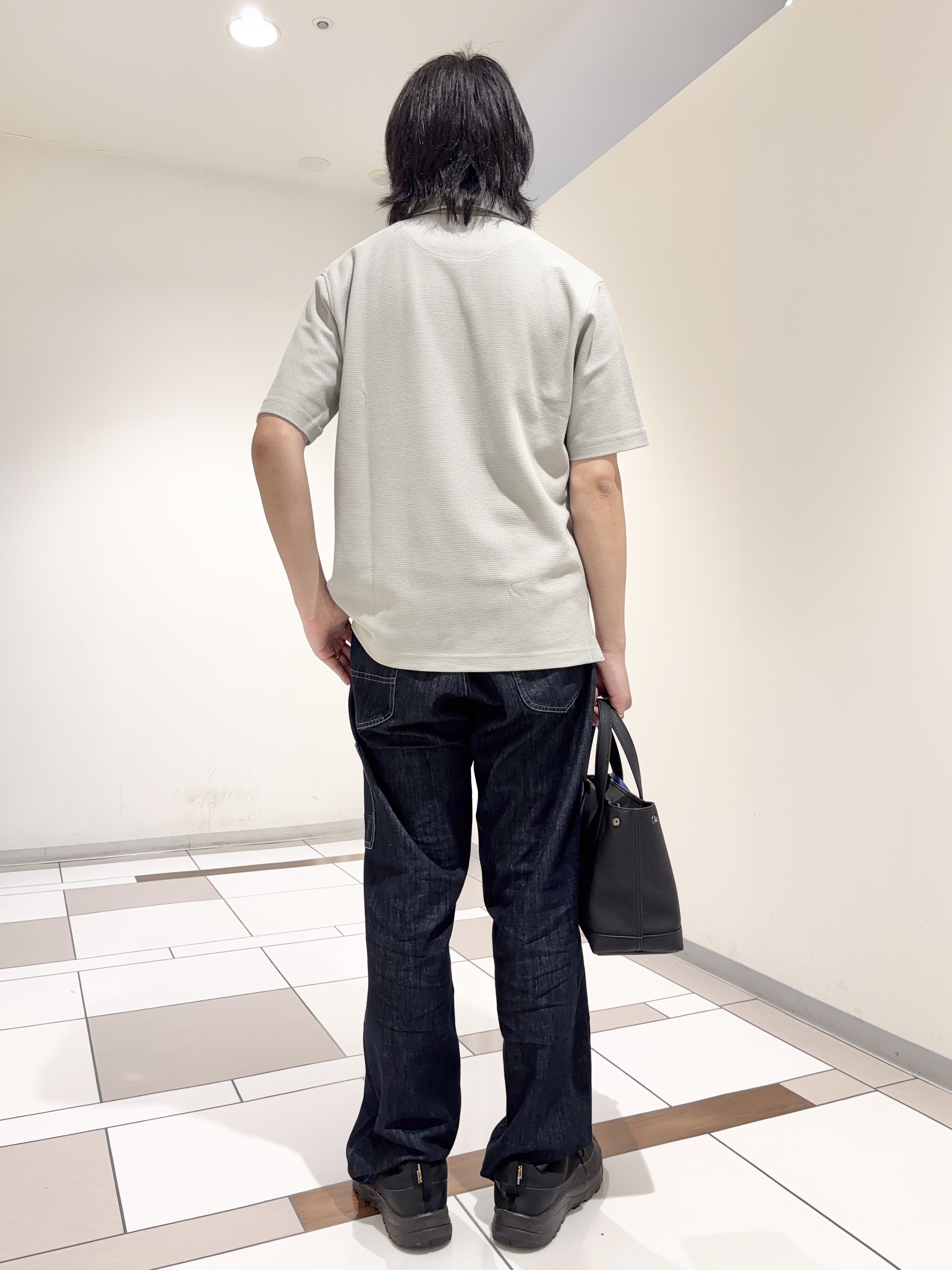 及川さんの「TAKEO KIKUCHI｜【抗菌防臭】ステイフレッシュ ポロシャツ」を使ったコーディネート