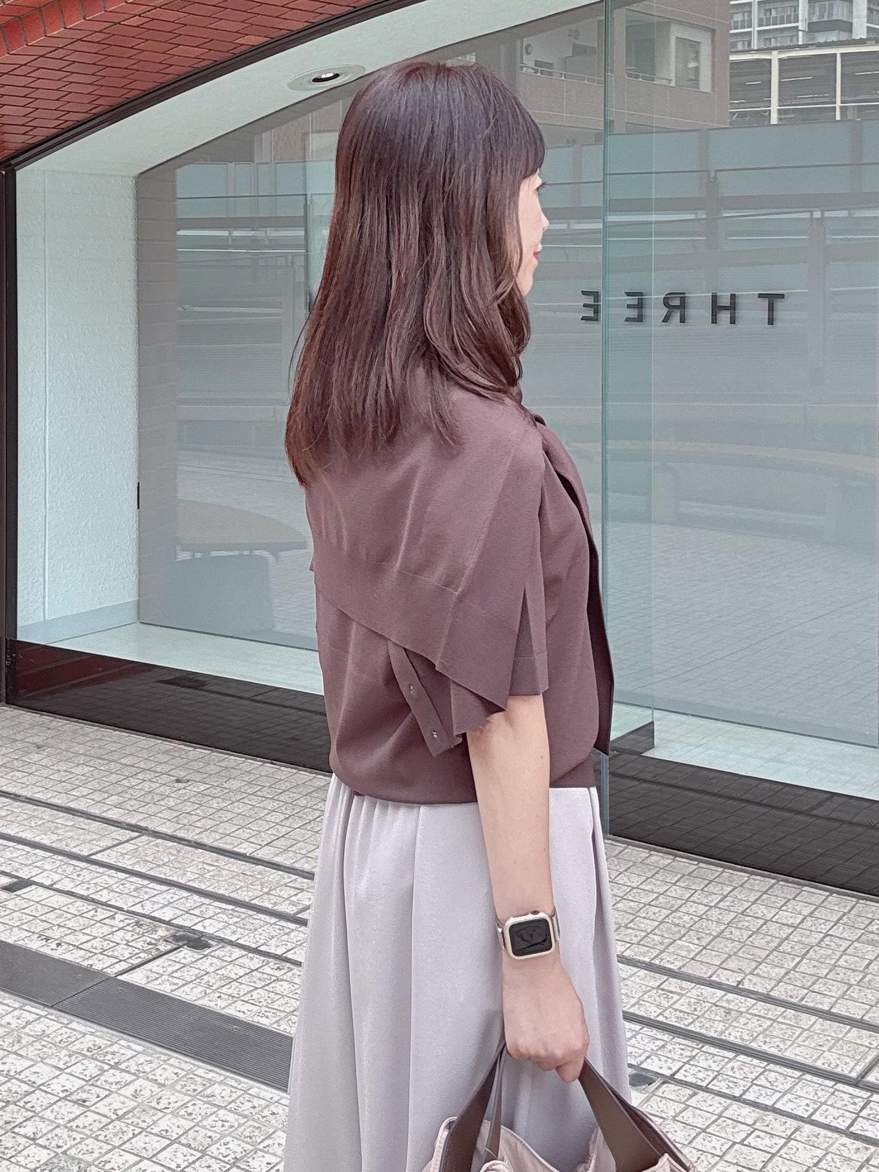 makiさんの「UNTITLED｜【アンサンブル可能】コンパクトニットカーディガン」を使ったコーディネート