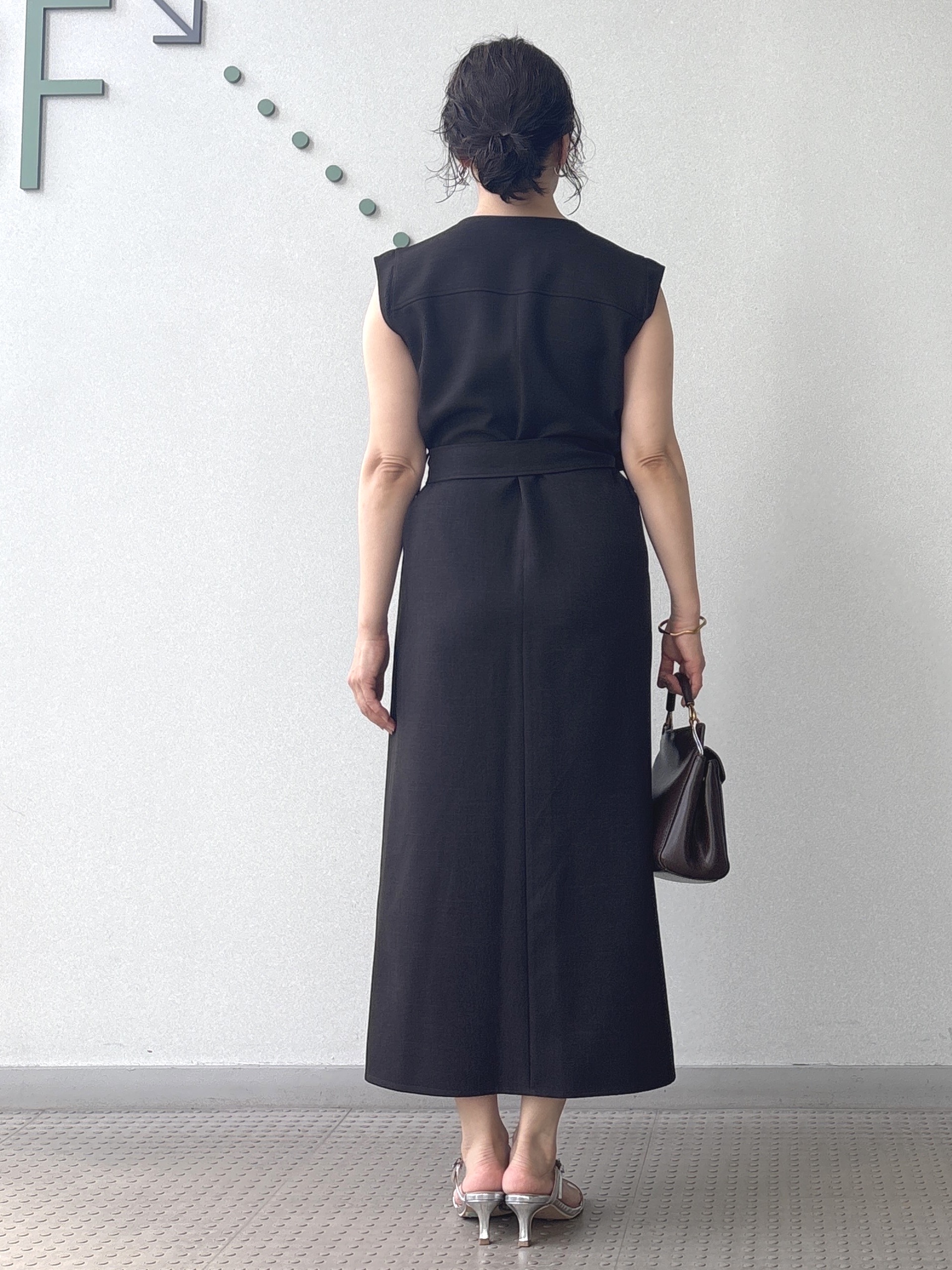 kawamuraさんの「DRESSTERIOR｜ウォッシャブルツイードライクワンピース」を使ったコーディネート