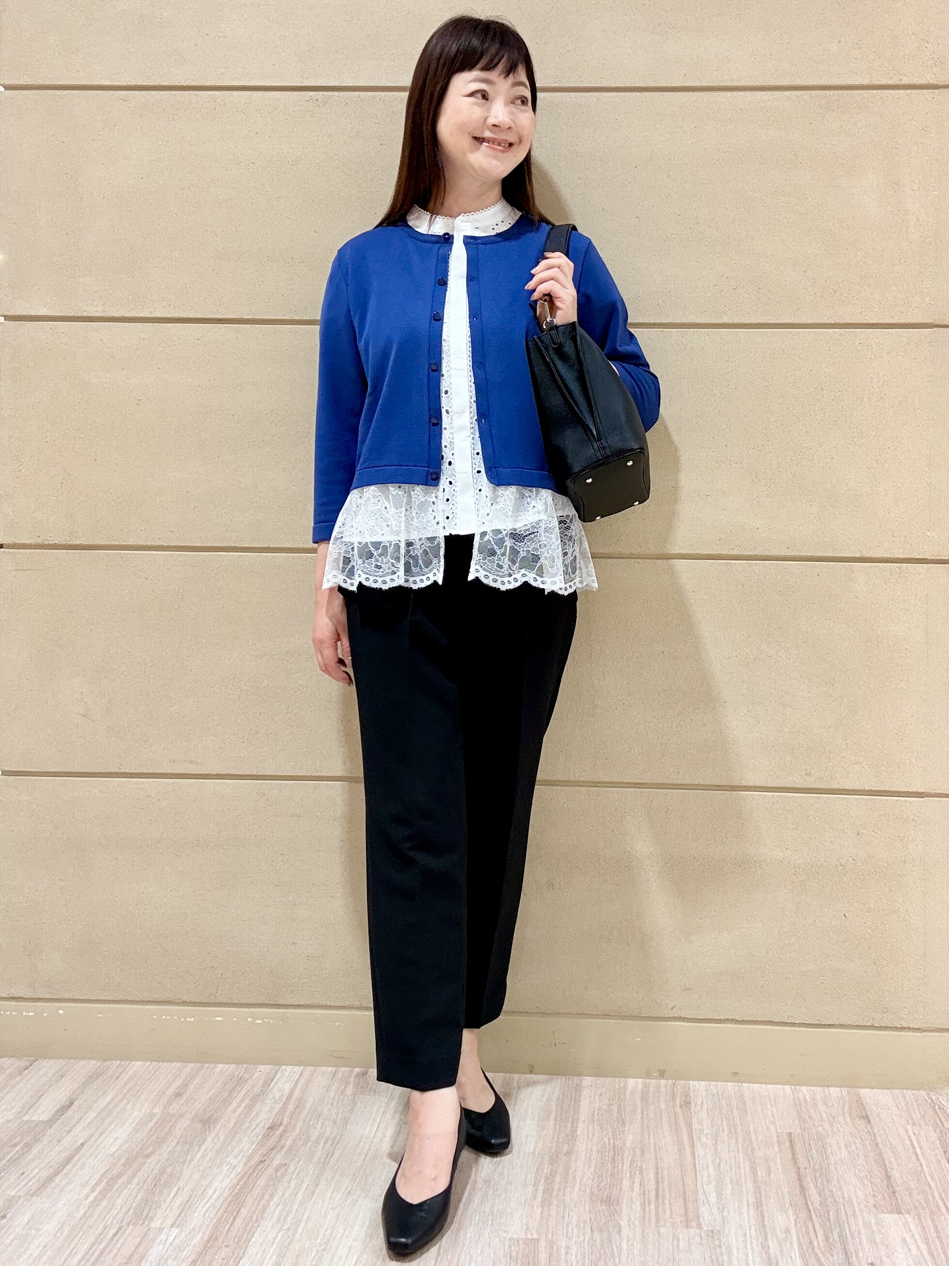 Marさんの「Reflect｜【通勤◎】カットワーク刺繍レース シャツブラウス」を使ったコーディネート