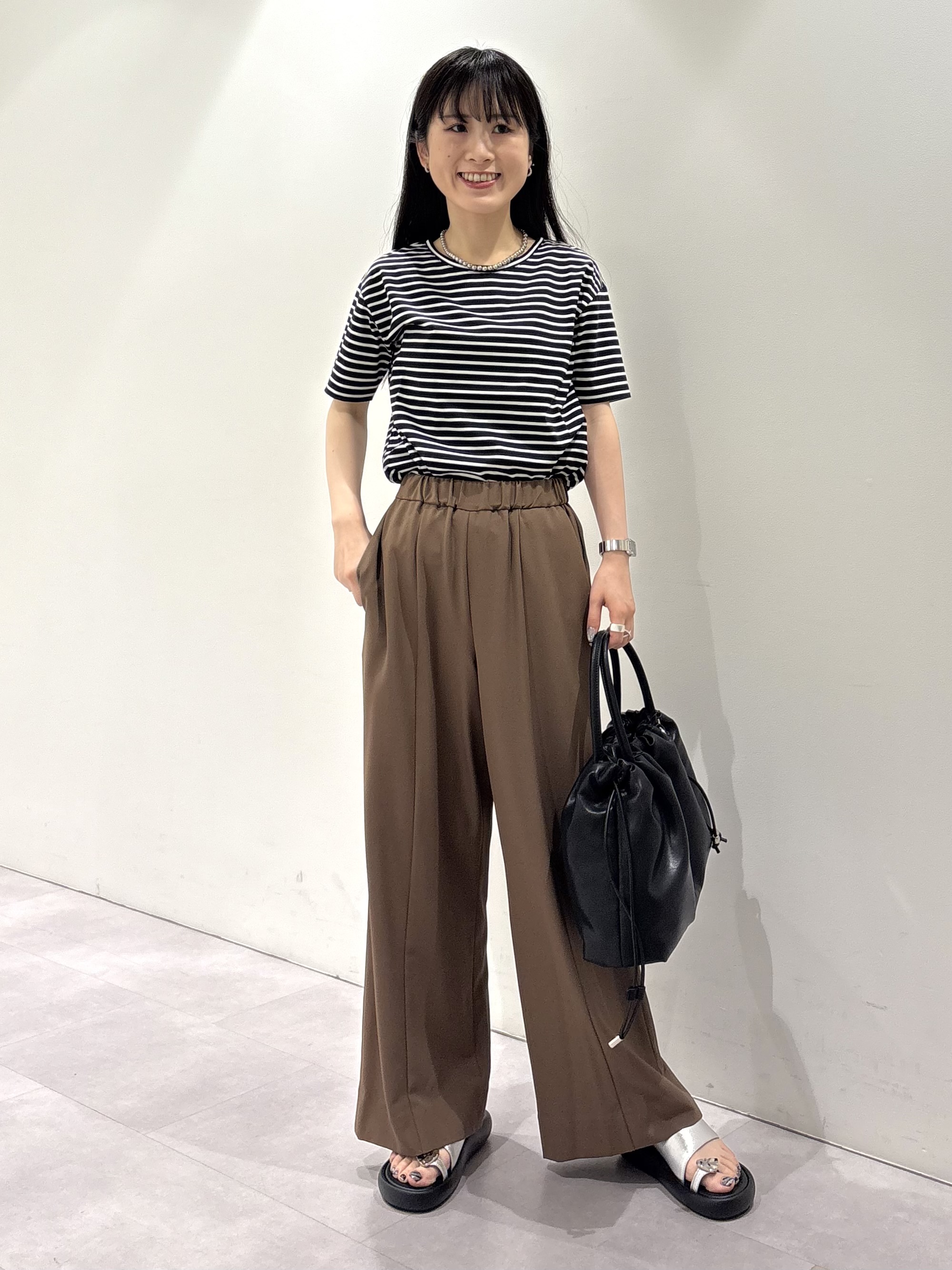KEIKOさんの「INDIVI｜【シアー／軽羽織】ドルマン袖ニットカーディガン」を使ったコーディネート
