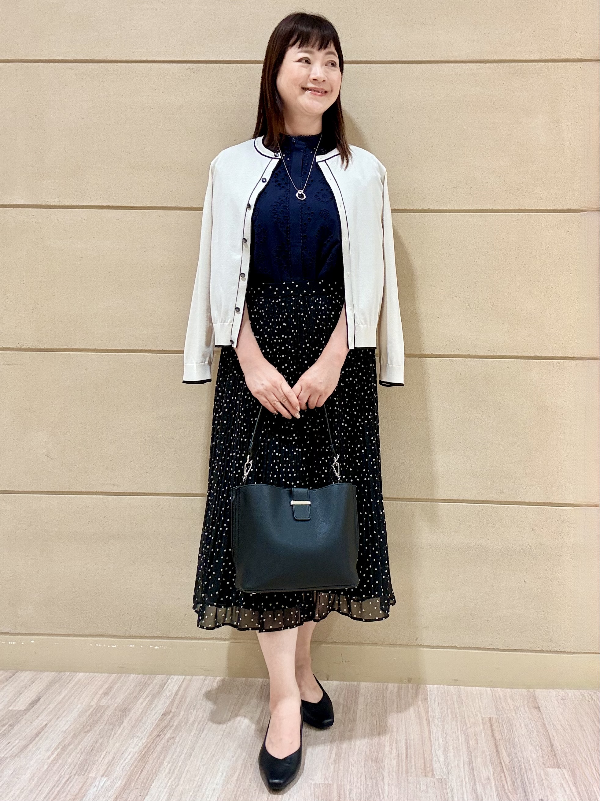 Marさんの「Reflect｜【通勤◎】カットワーク刺繍レース シャツブラウス」を使ったコーディネート
