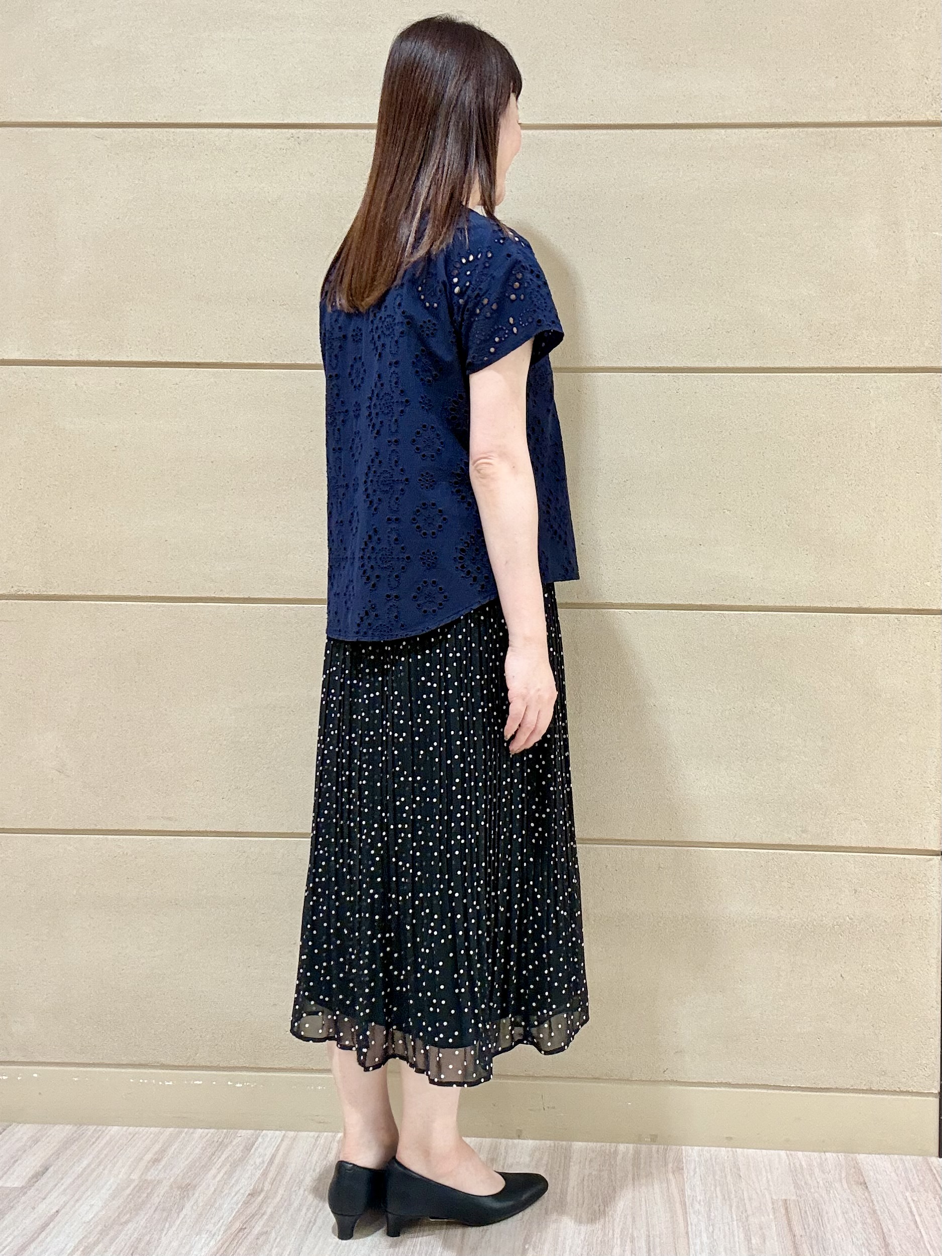 Marさんの「Reflect｜【通勤◎】カットワーク刺繍レース シャツブラウス」を使ったコーディネート