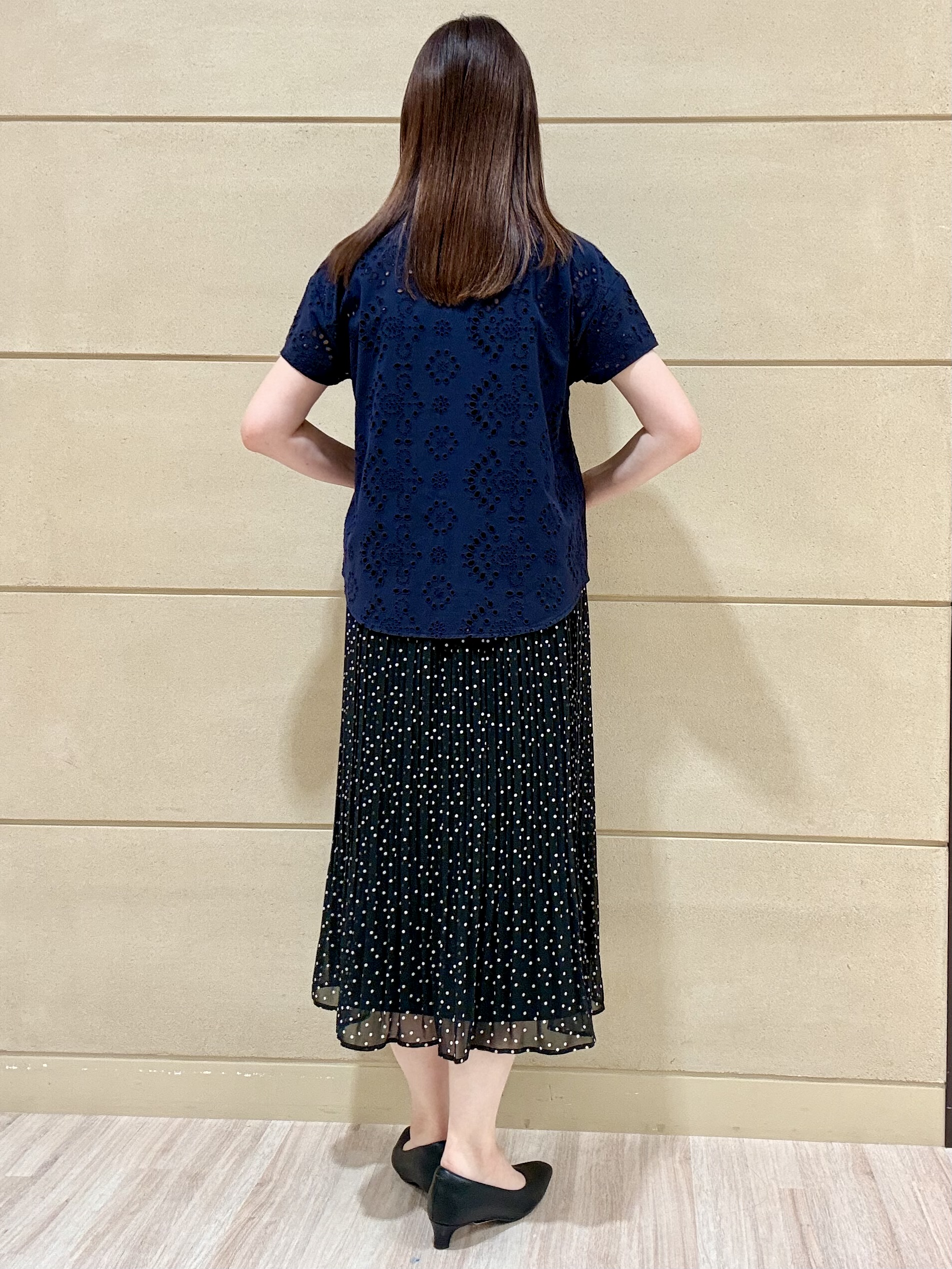 Marさんの「Reflect｜【通勤◎】カットワーク刺繍レース シャツブラウス」を使ったコーディネート