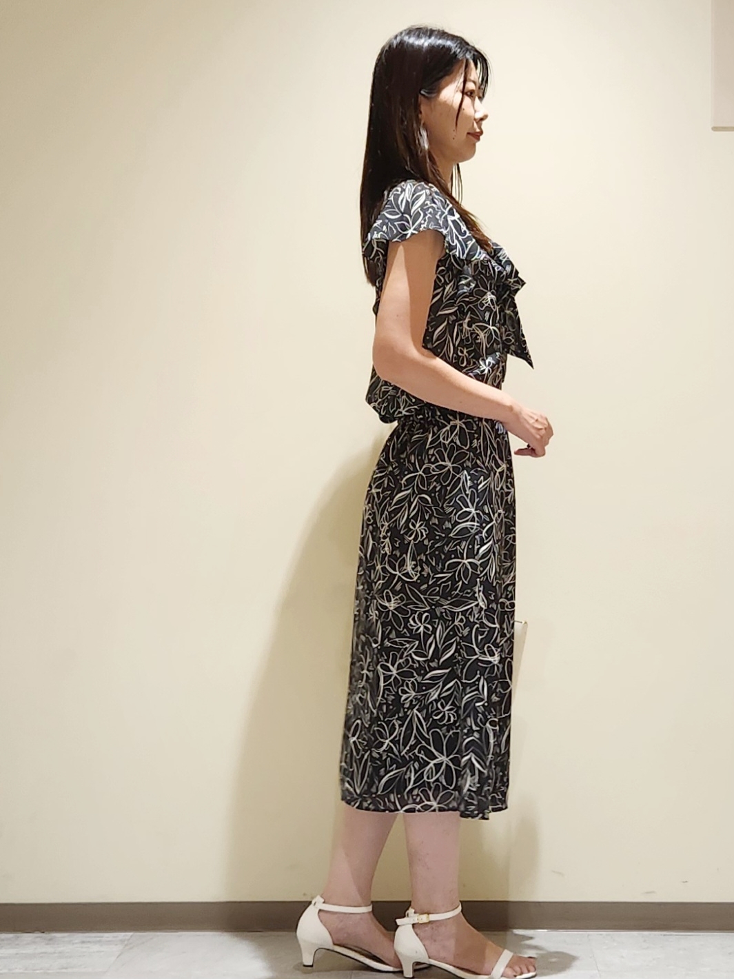 yukaさんの「COUP DE CHANCE｜【手洗い可／日本製】フラワーリボンブラウス」を使ったコーディネート