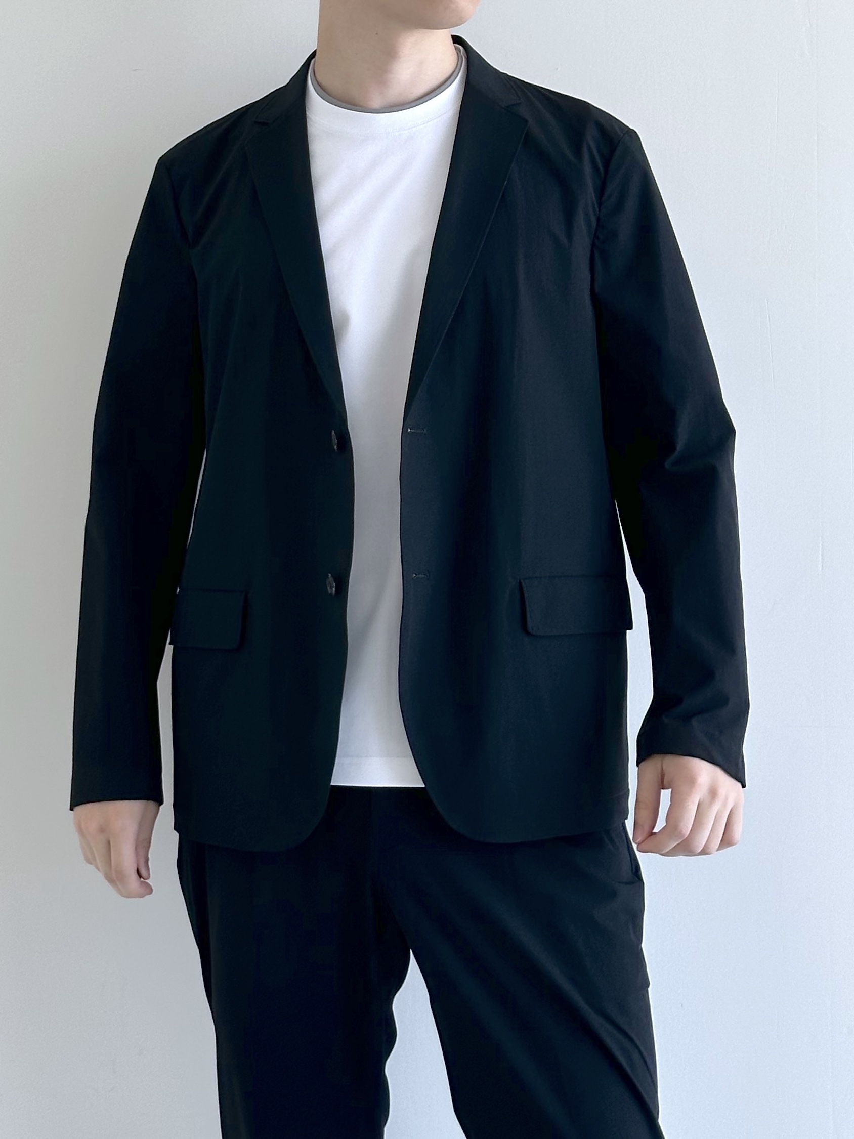 イッシーさんの「TAKEO KIKUCHI｜3Dナイロン ジャケット」を使ったコーディネート