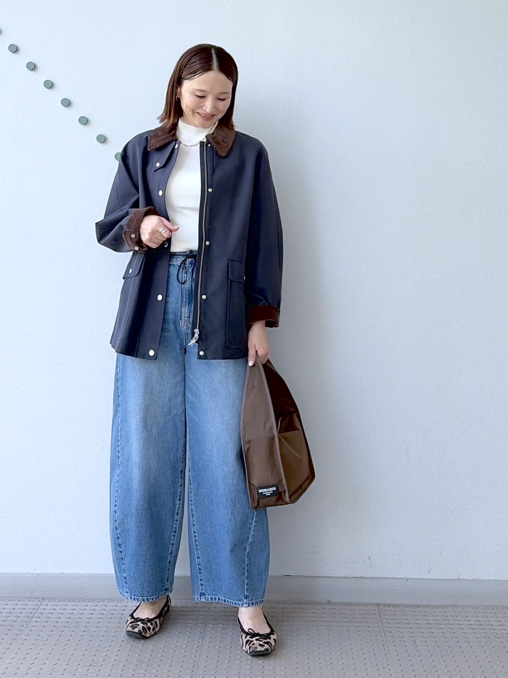 yoshikadoさんの「DRESSTERIOR｜【接触冷感】クールタッチカットハーフスリーブプルオーバー」を使ったコーディネート